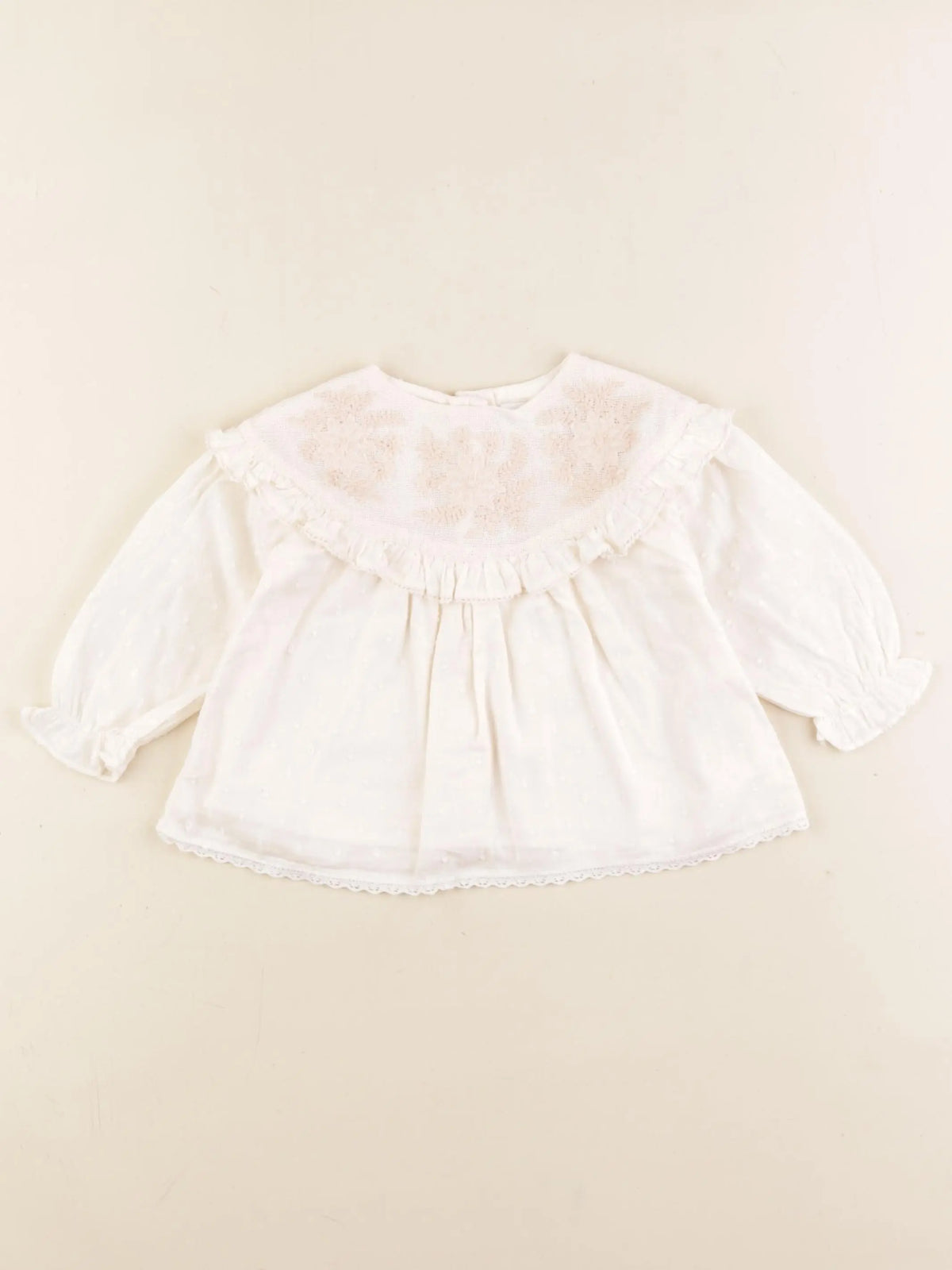 Zara - blouse rose - 3/6 mois