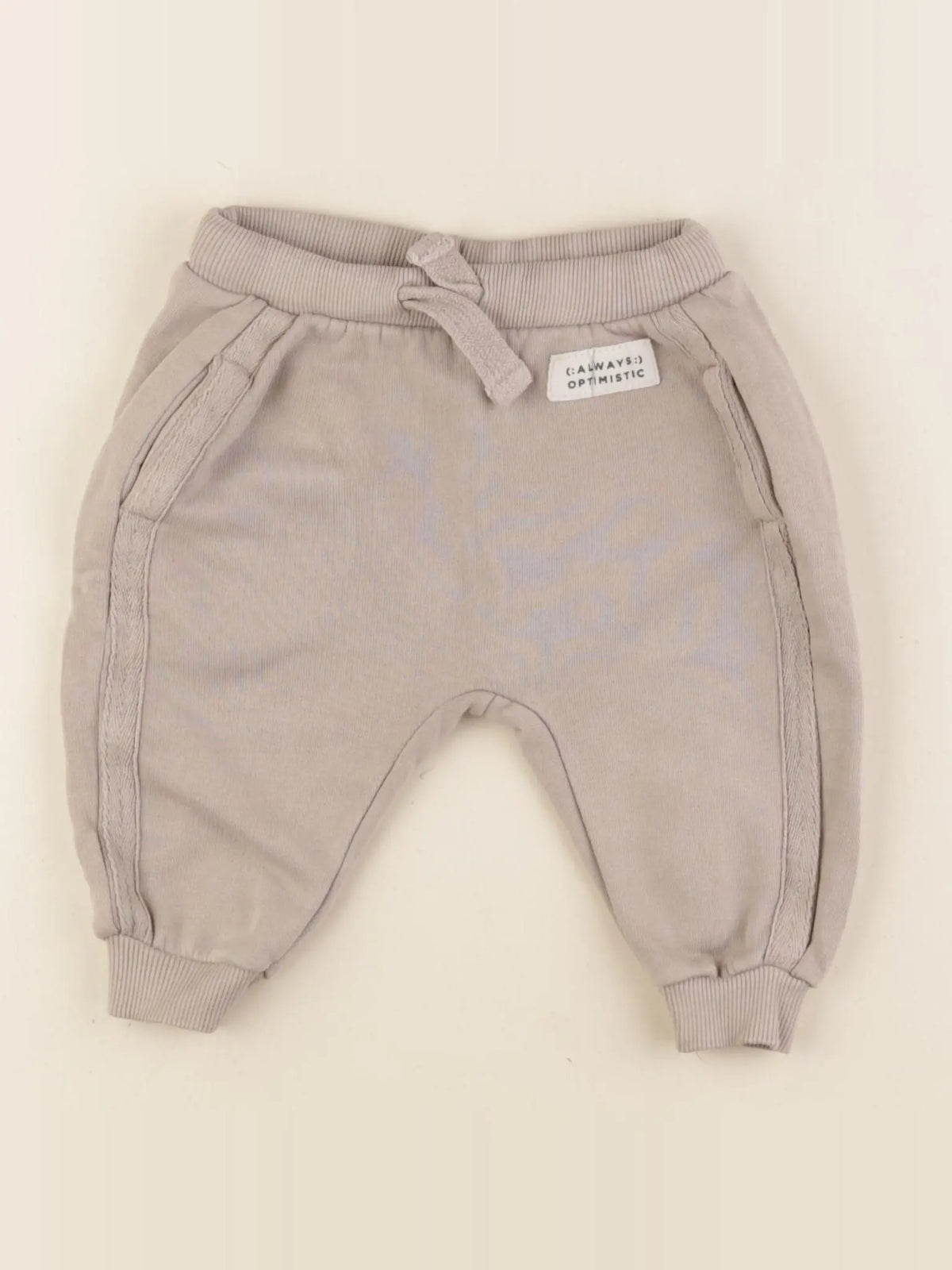 Zara - jogging beige - 3/6 mois