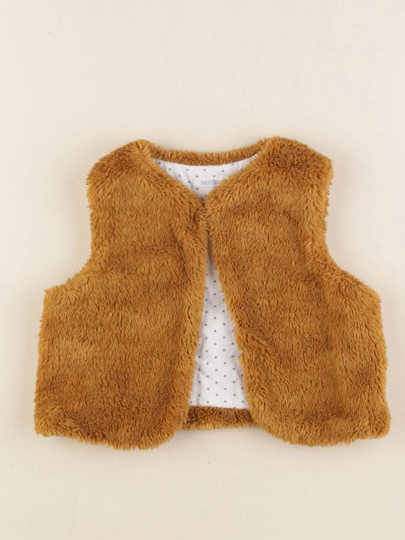 Boutchou - gilet jaune - 12 mois