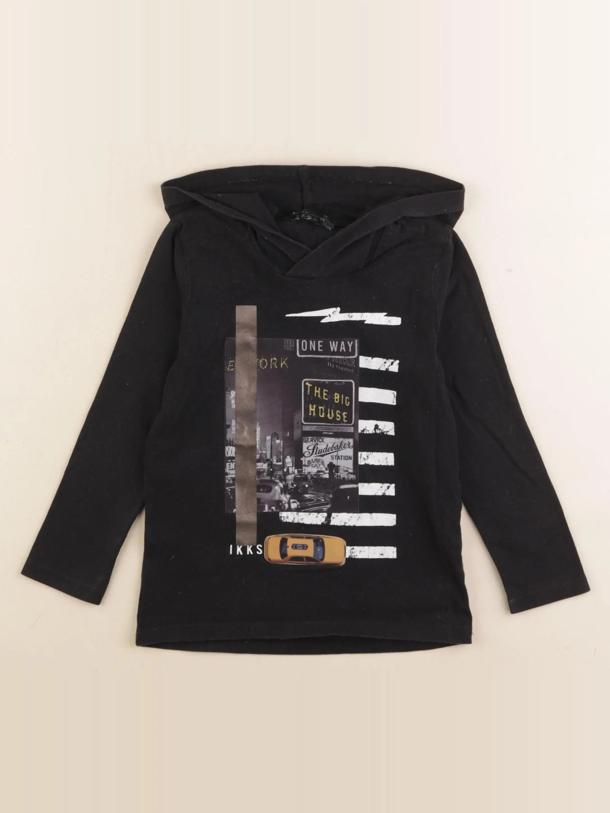 IKKS - tee-shirt noir - 4 ans