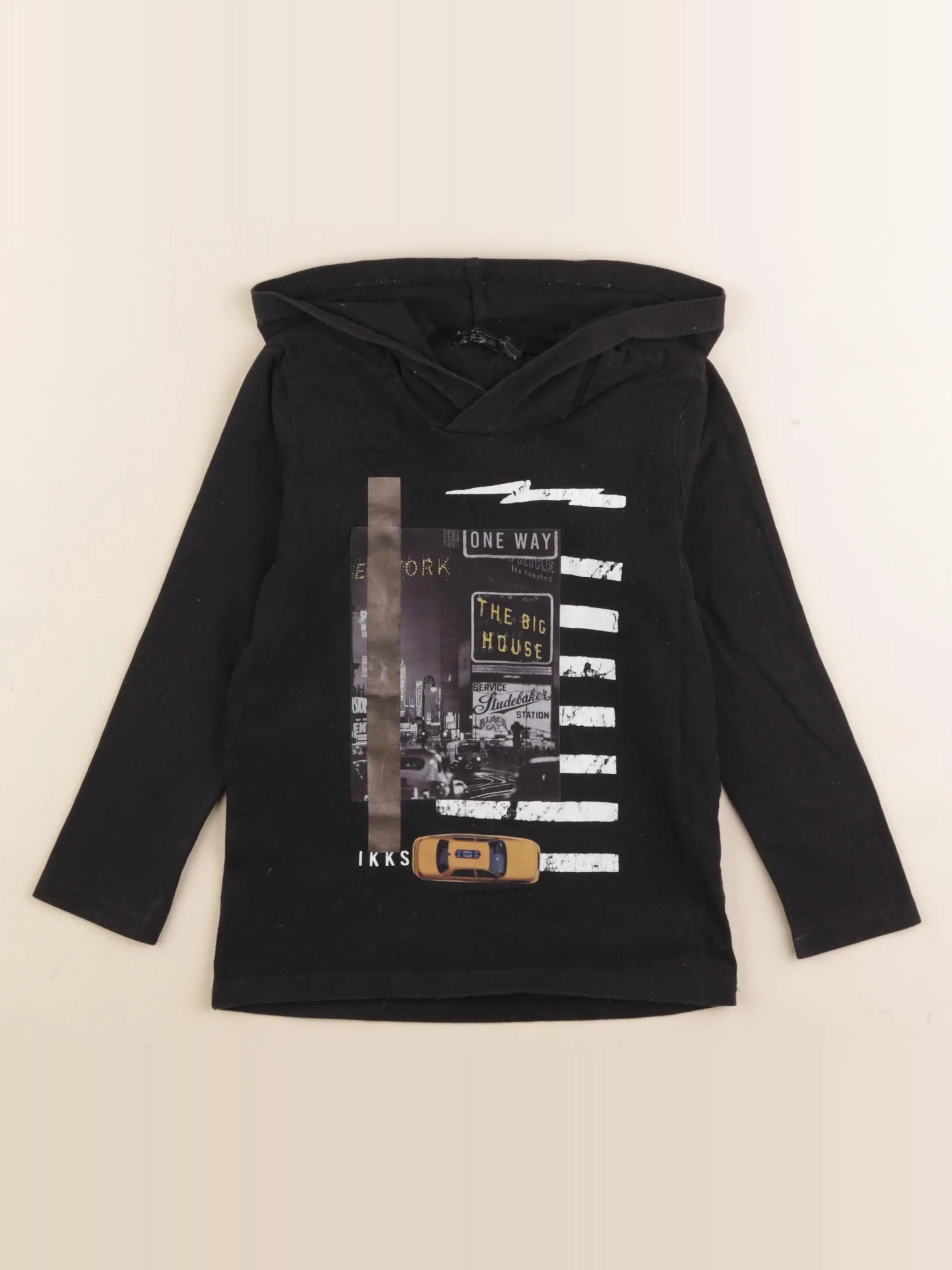 IKKS - tee-shirt noir - 4 ans