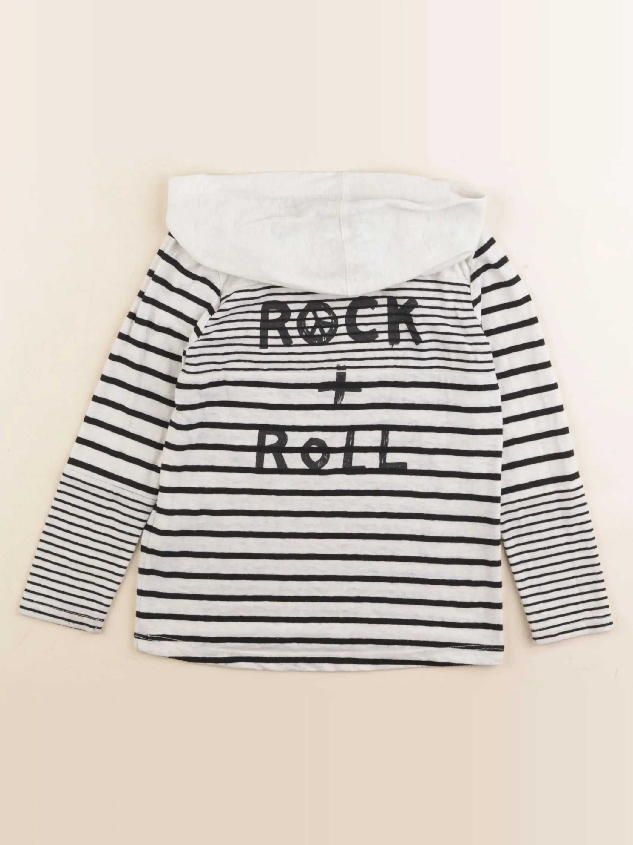 IKKS - tee-shirt imprimé au dos noir, gris - 4 ans