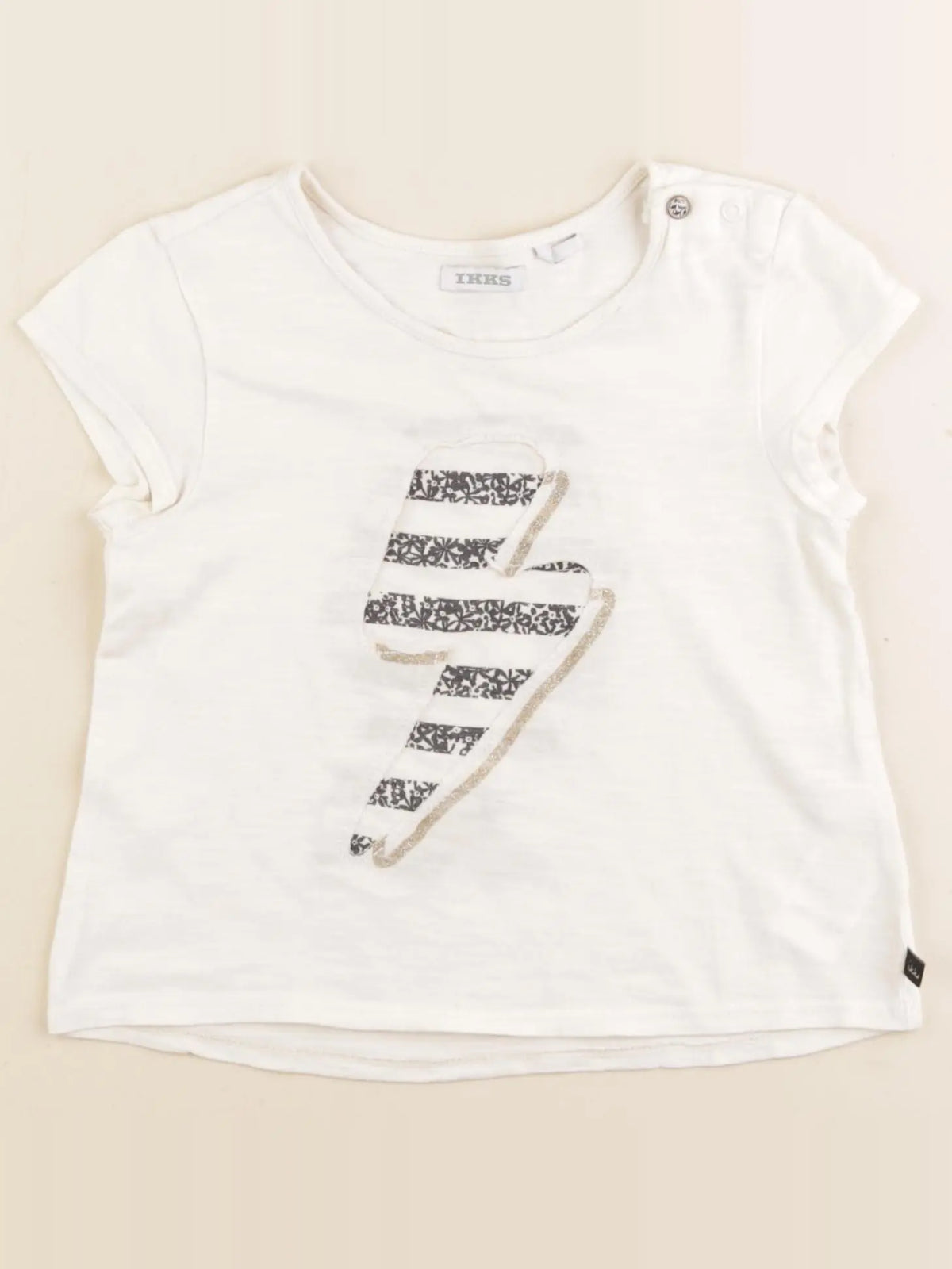 IKKS - tee-shirt beige - 3 ans