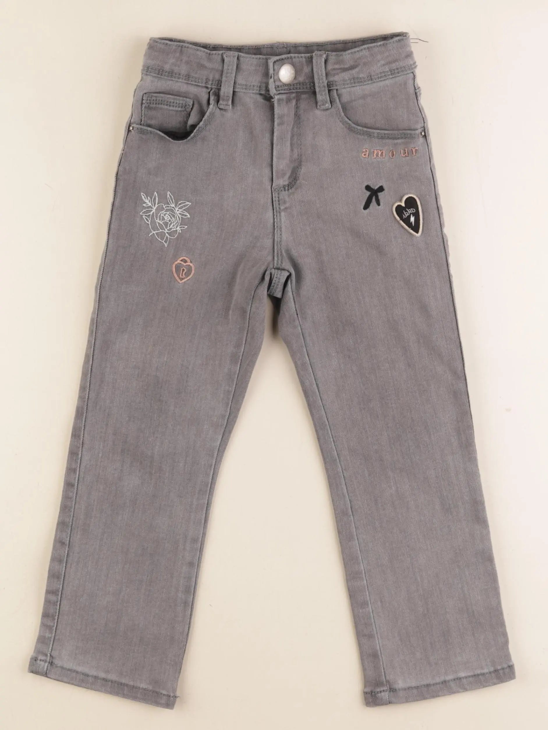 IKKS - jean gris - 4 ans