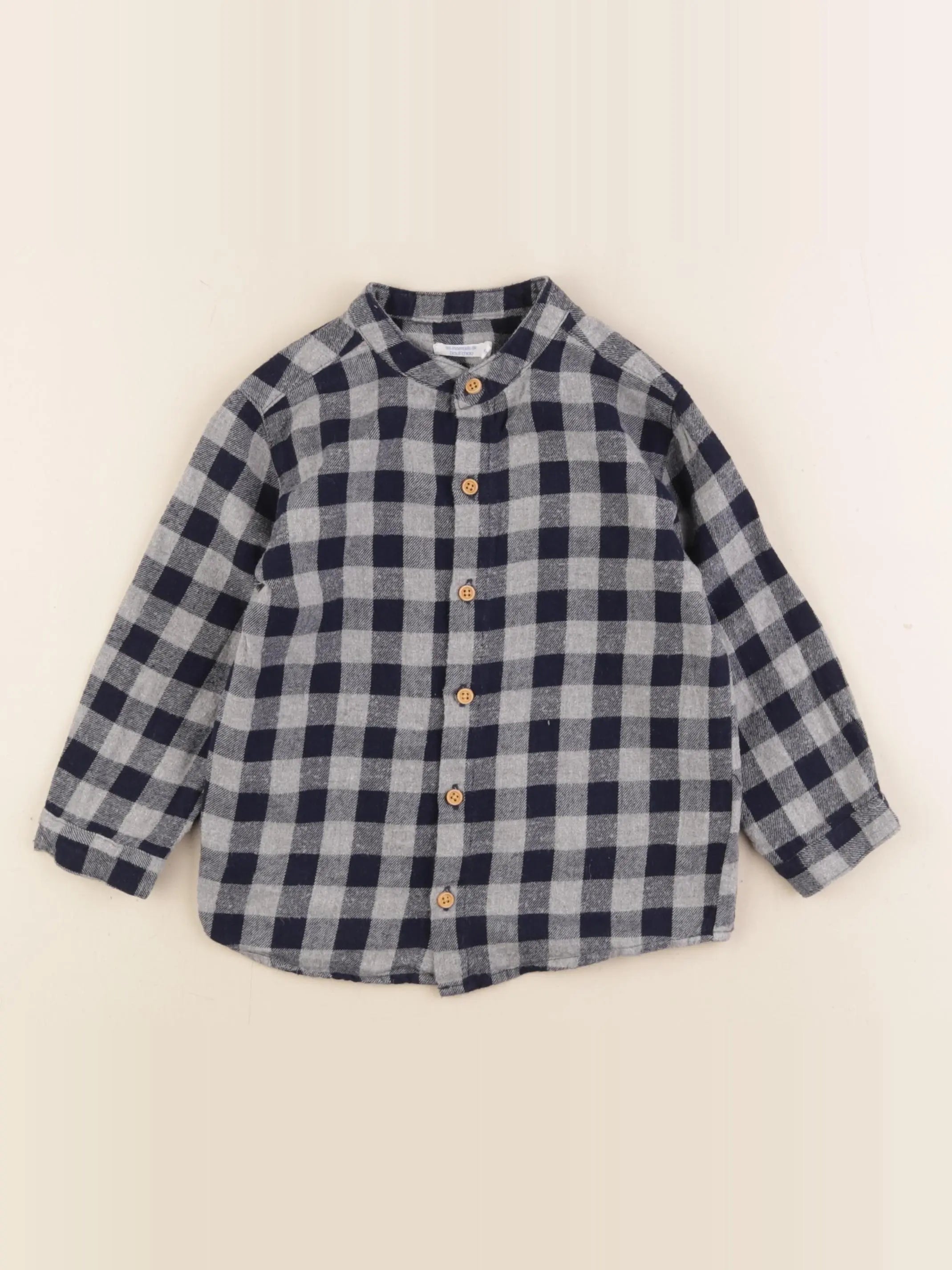 Boutchou - chemise bleu - 24 mois