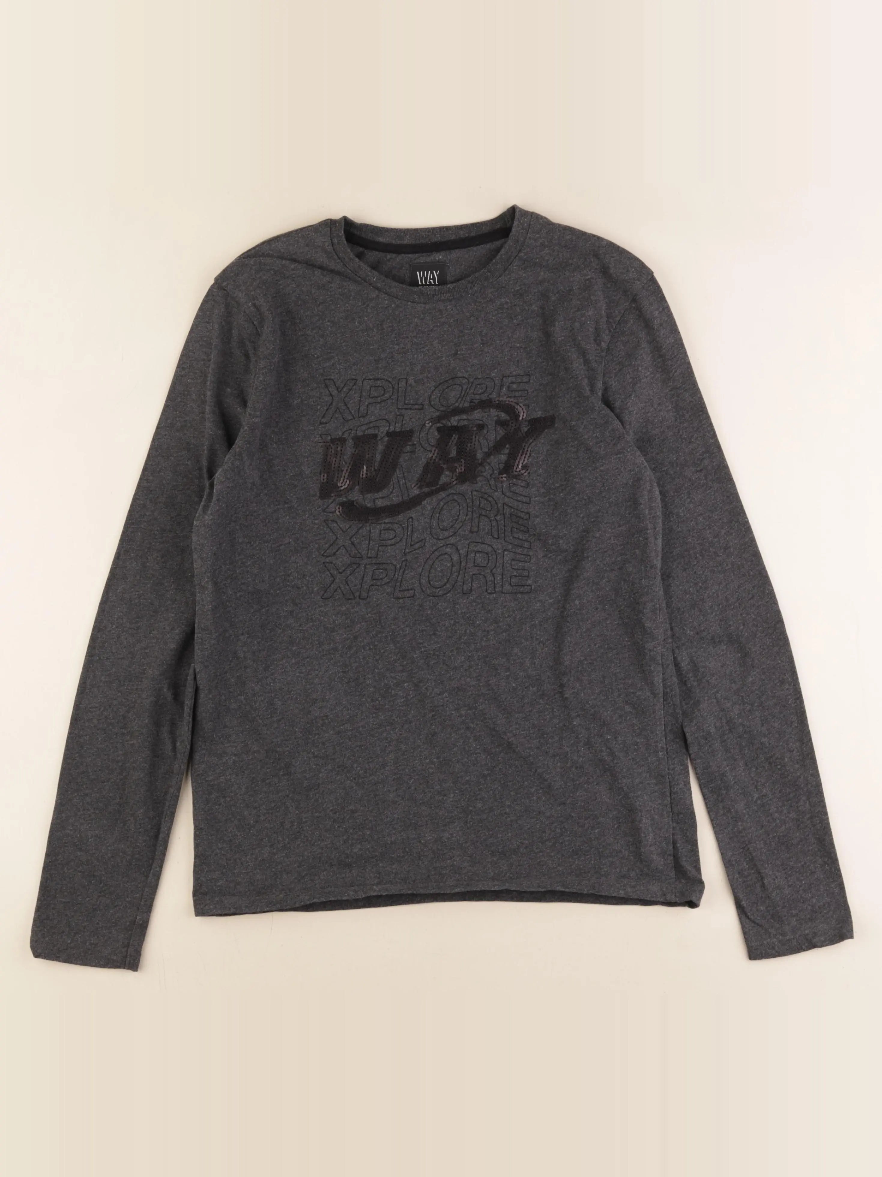 IKKS - tee-shirt gris - 14 ans