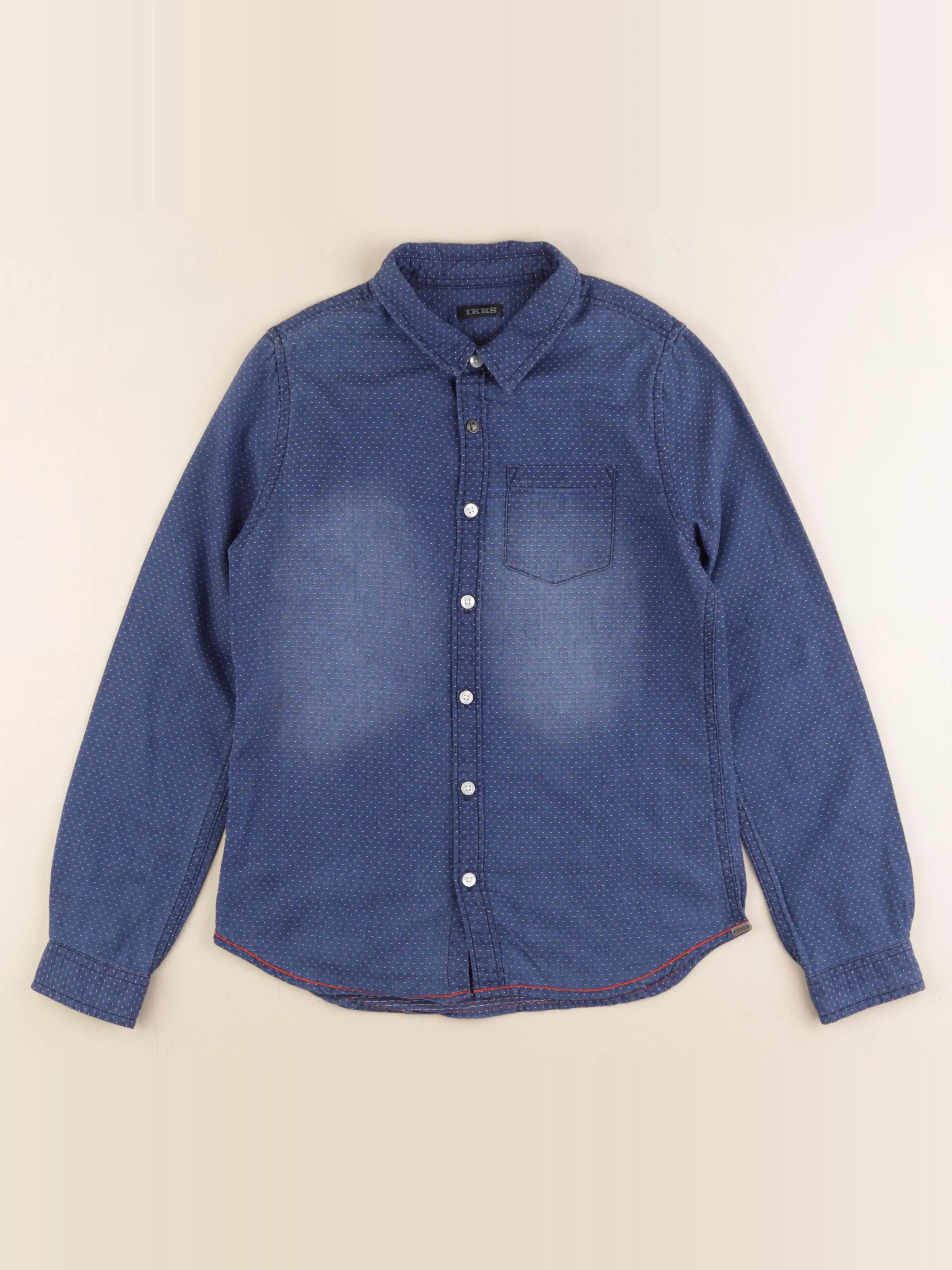 IKKS - chemise bleu - 10 ans