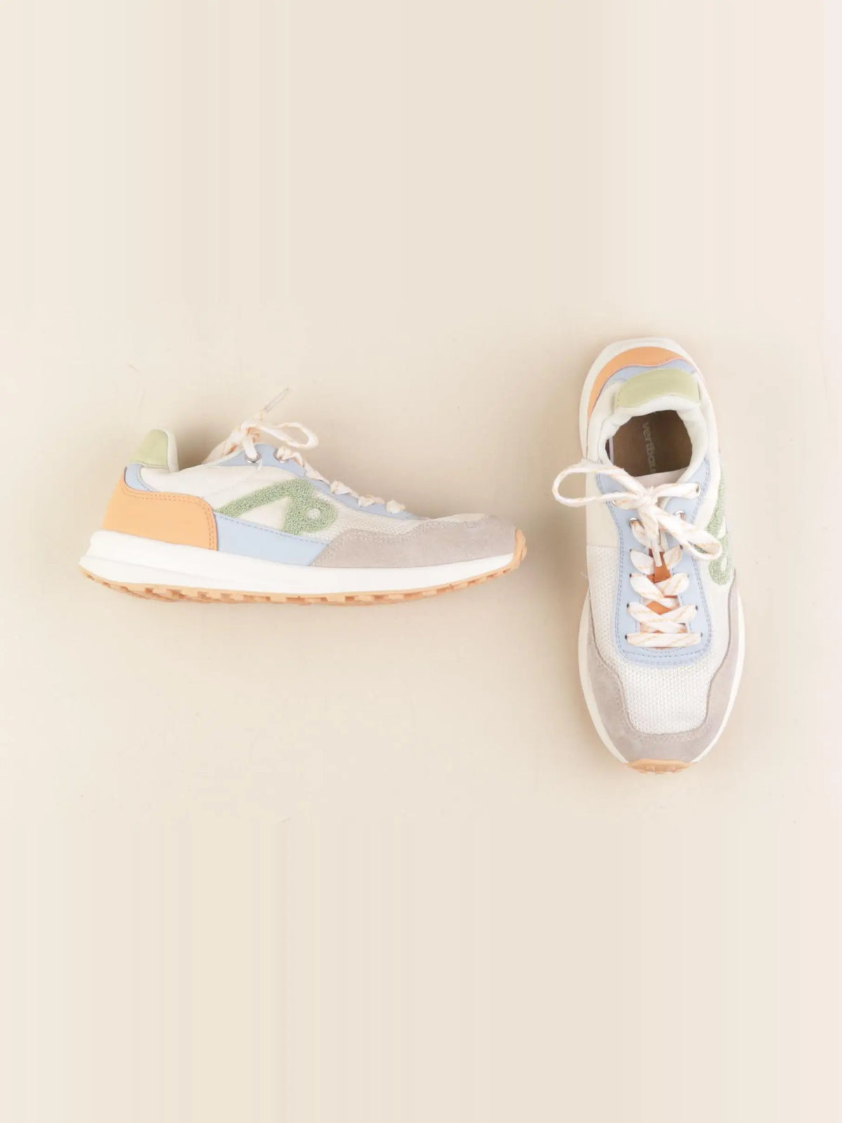 Vertbaudet - baskets blanc, multicolore - pointure 34