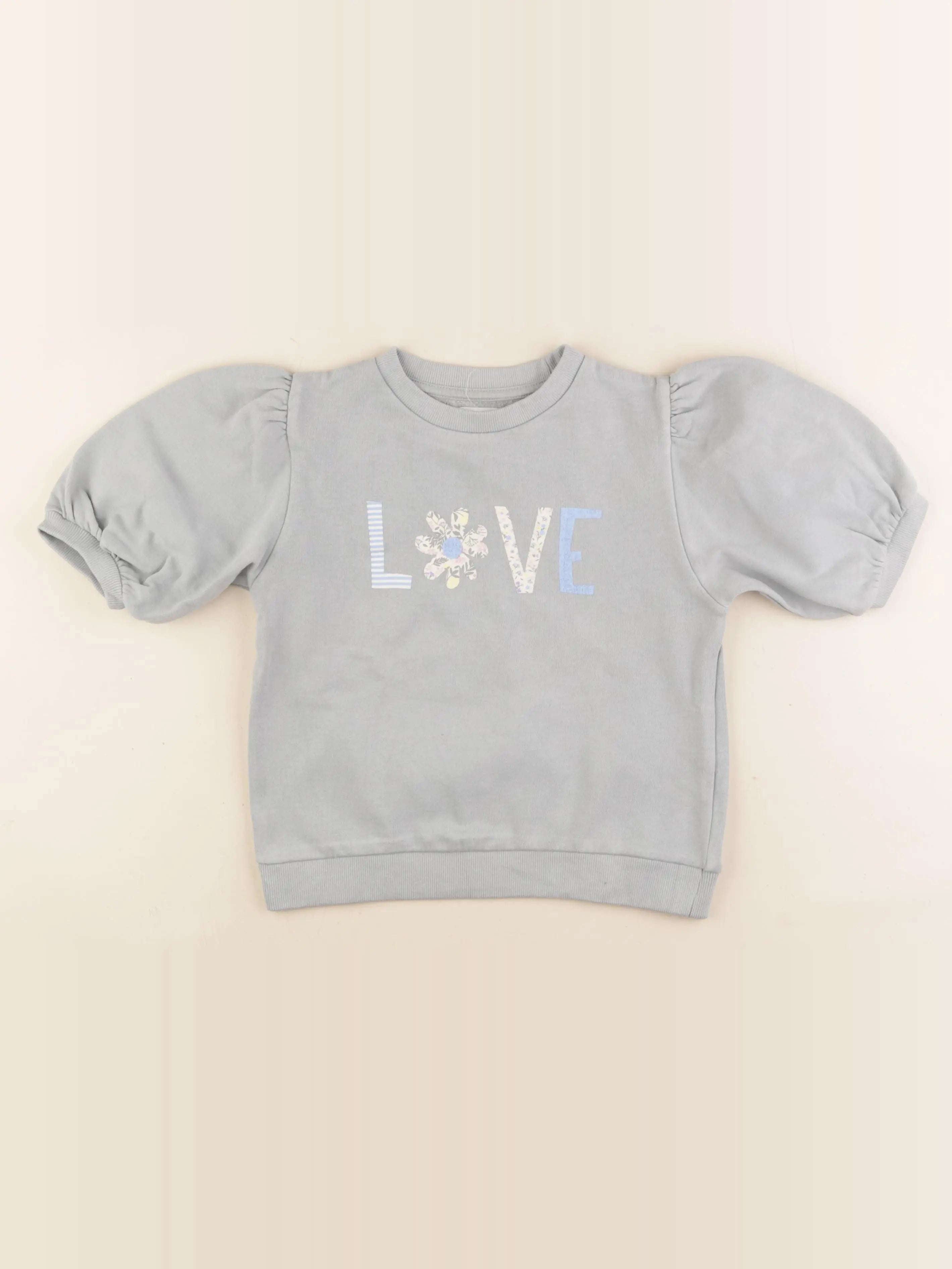 Vertbaudet - sweat vert - 8 ans