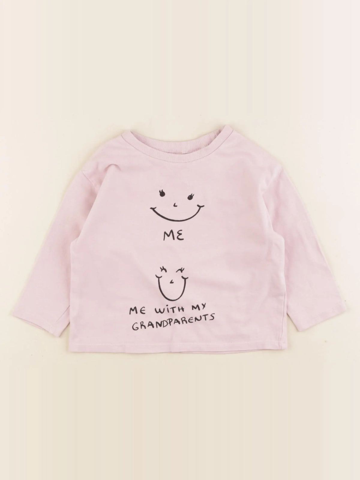 Zara - tee-shirt rose - 9/12 mois