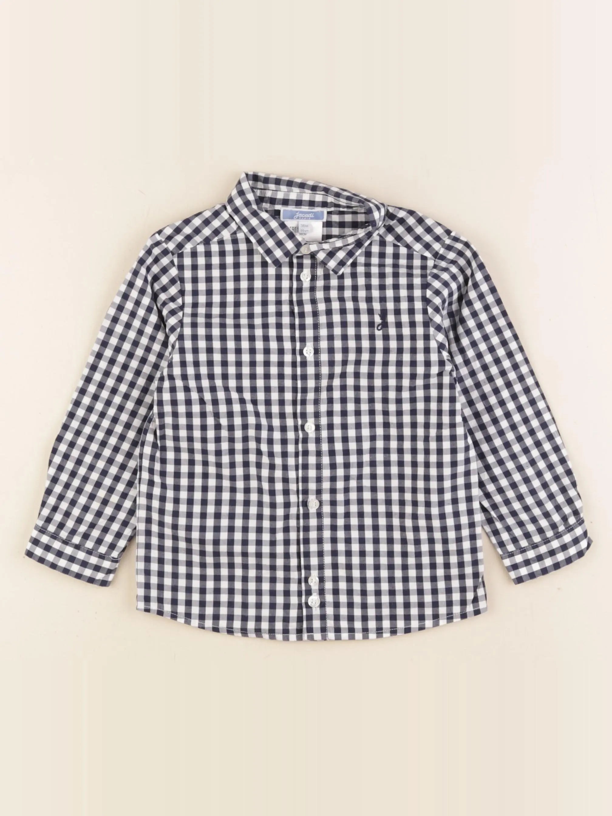 Jacadi - chemise bleu - 36 mois