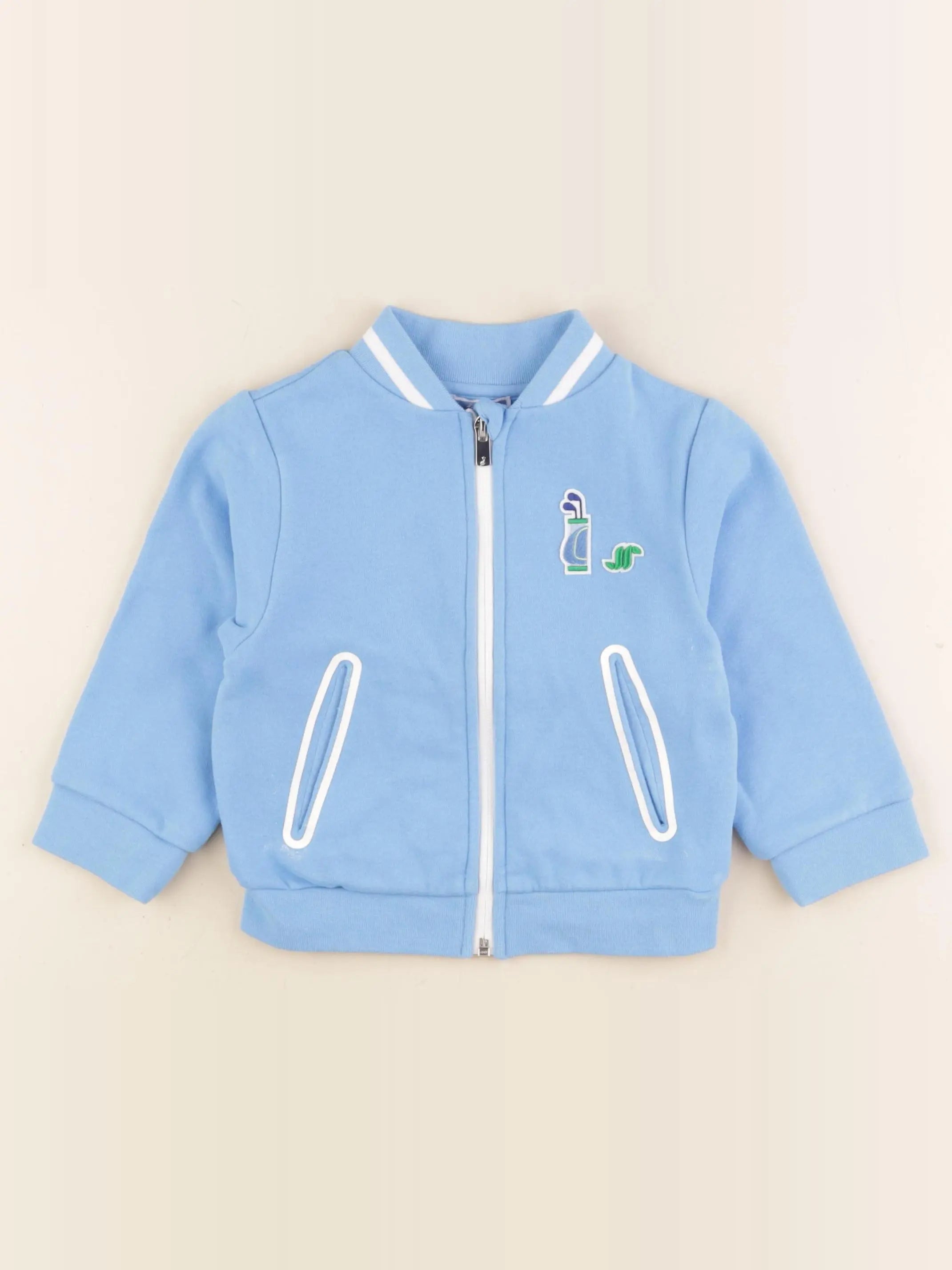 Jacadi - sweat bleu - 36 mois