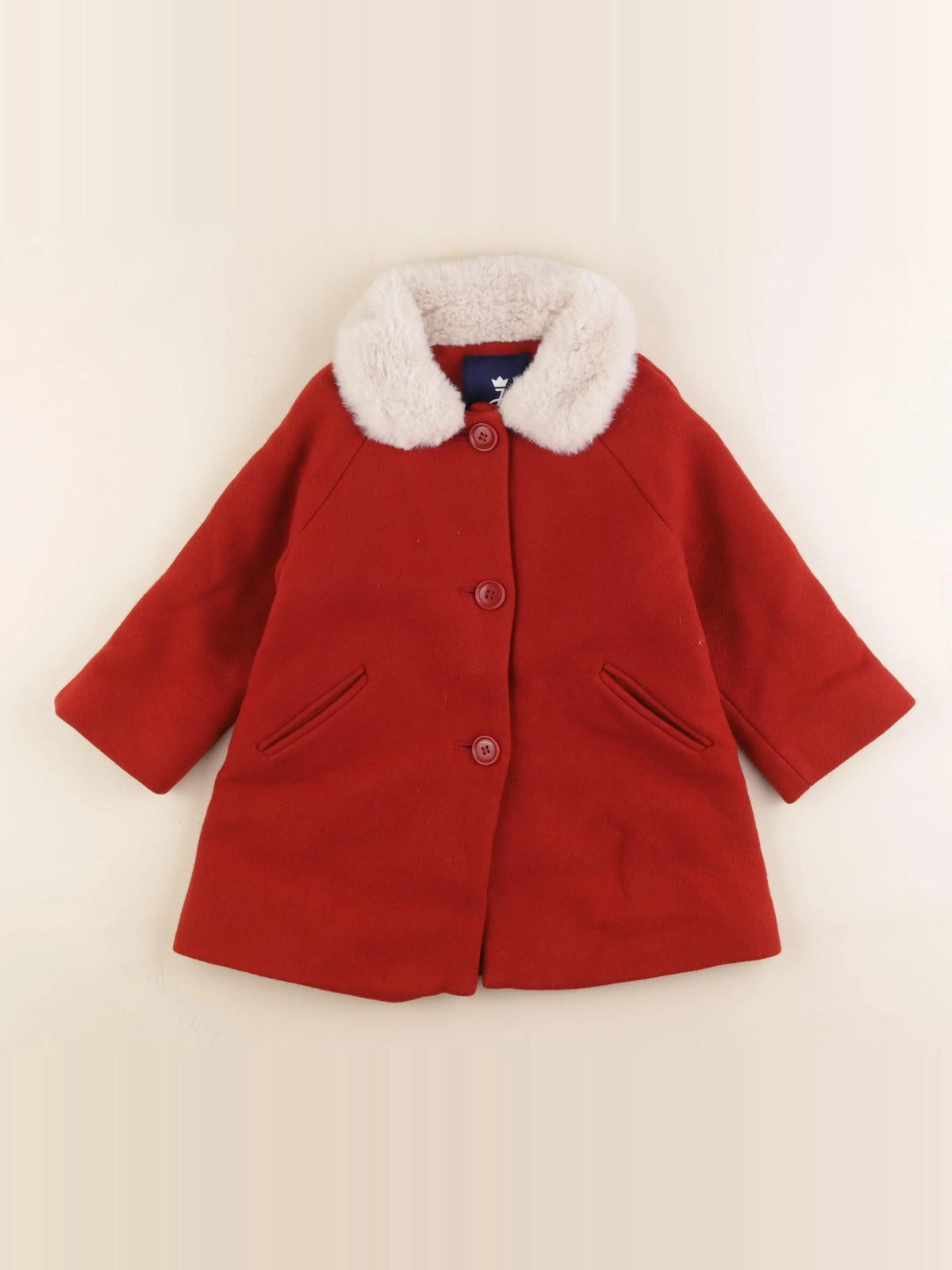 Jacadi - manteau rouge - 36 mois
