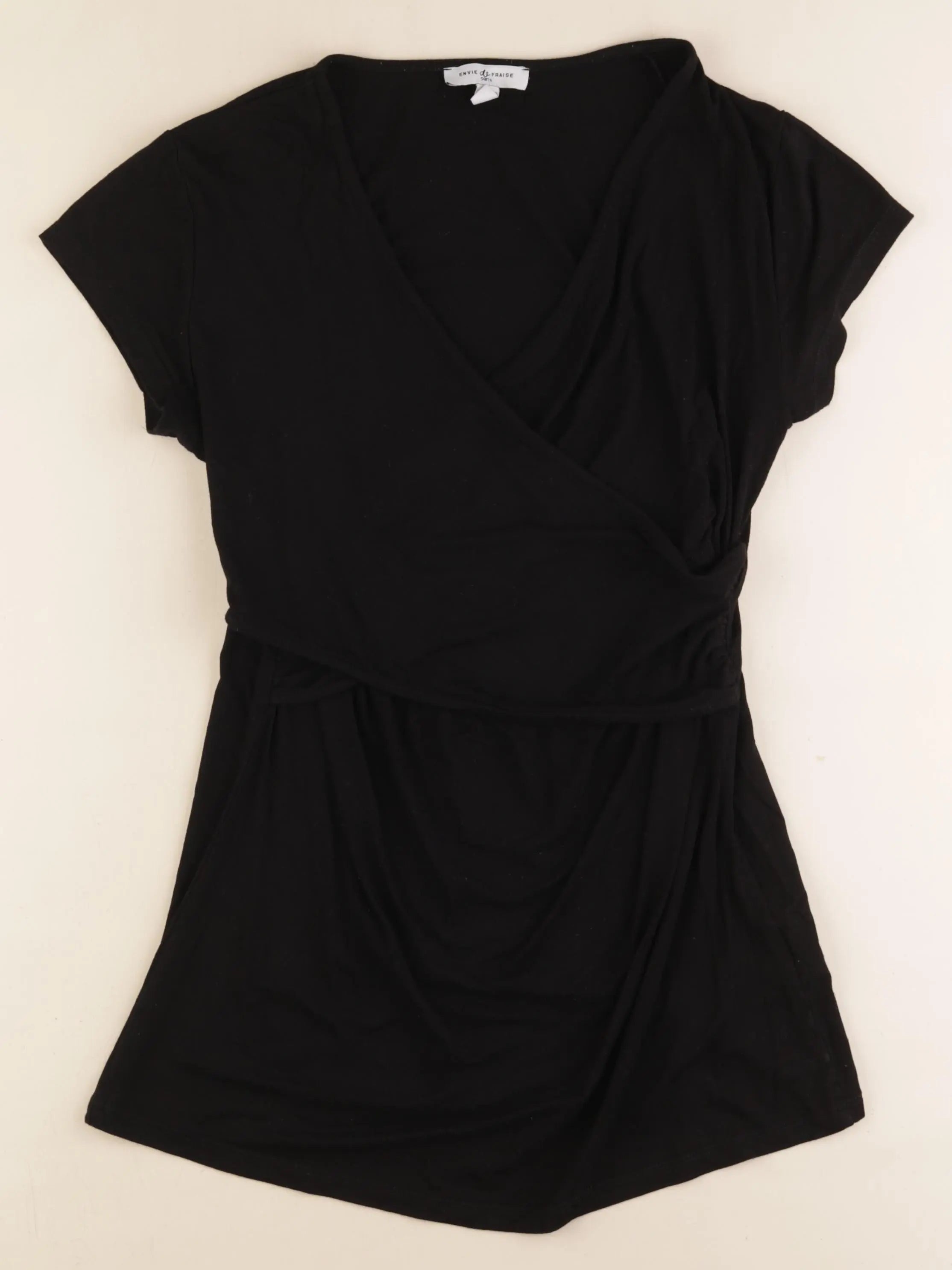 Envie de fraise - tee-shirt grossesse noir - 40 à 42