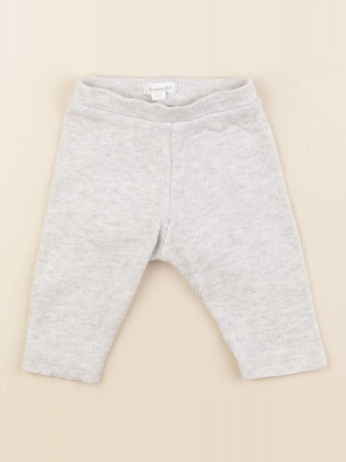 Vertbaudet - legging gris - 3 mois