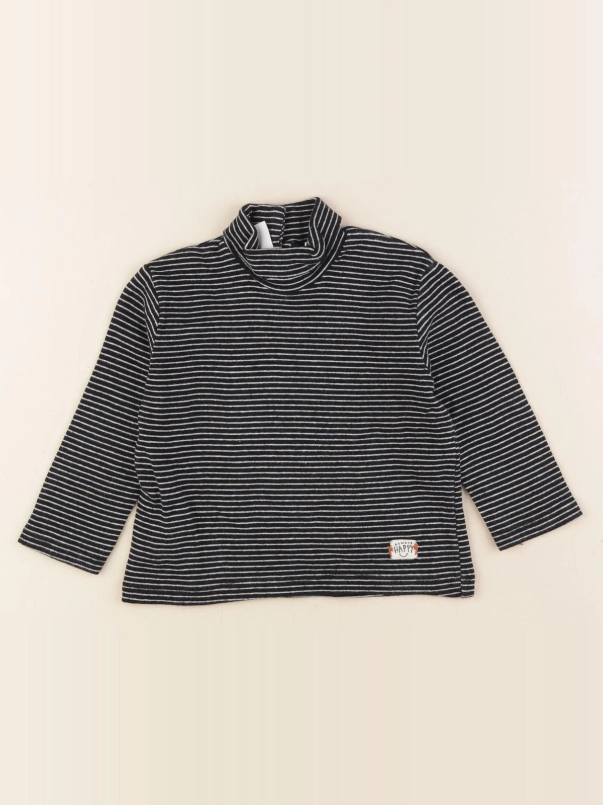 Zara - sous-pull noir - 9/12 mois