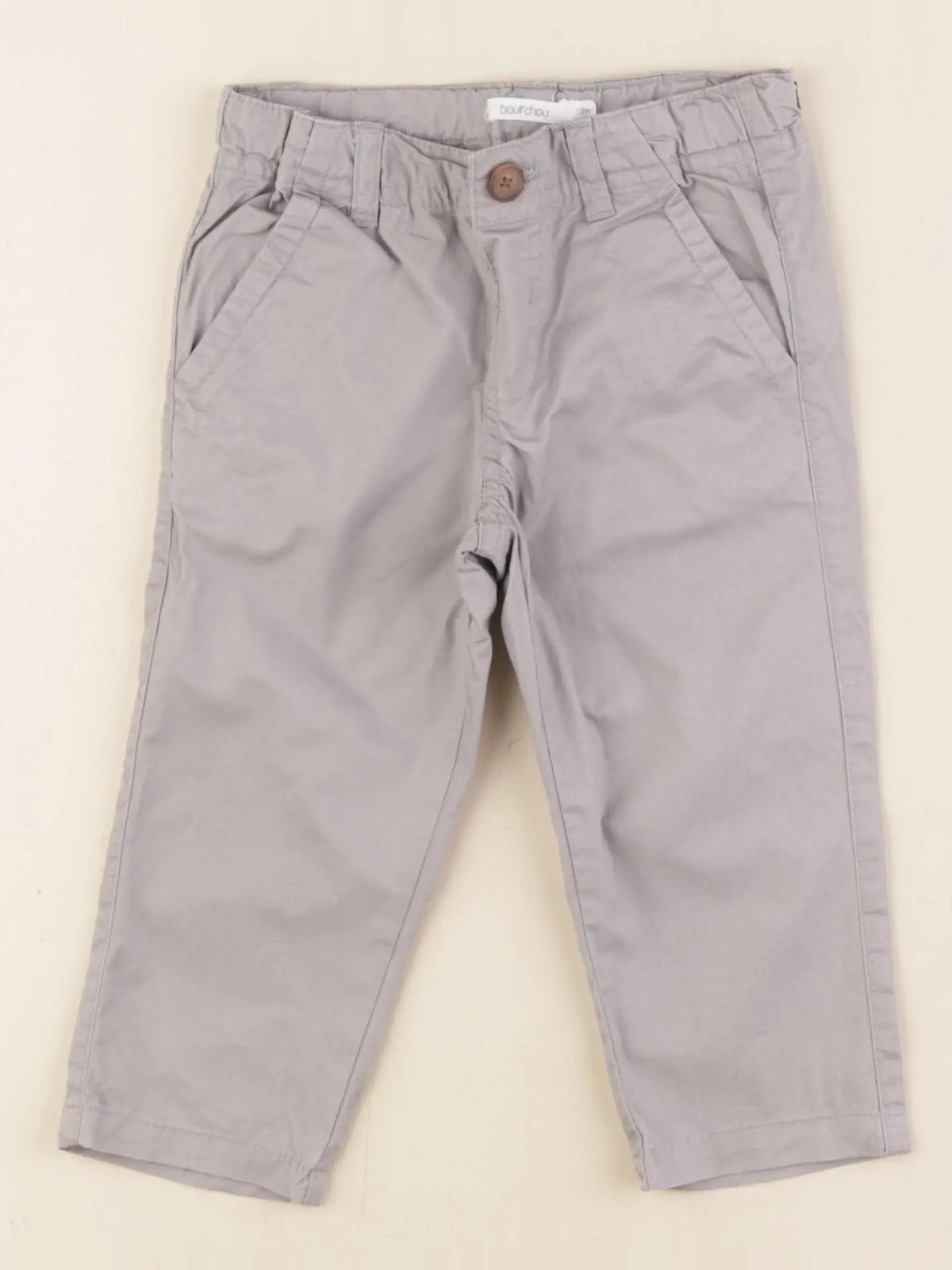 Boutchou - pantalon gris - 12 mois