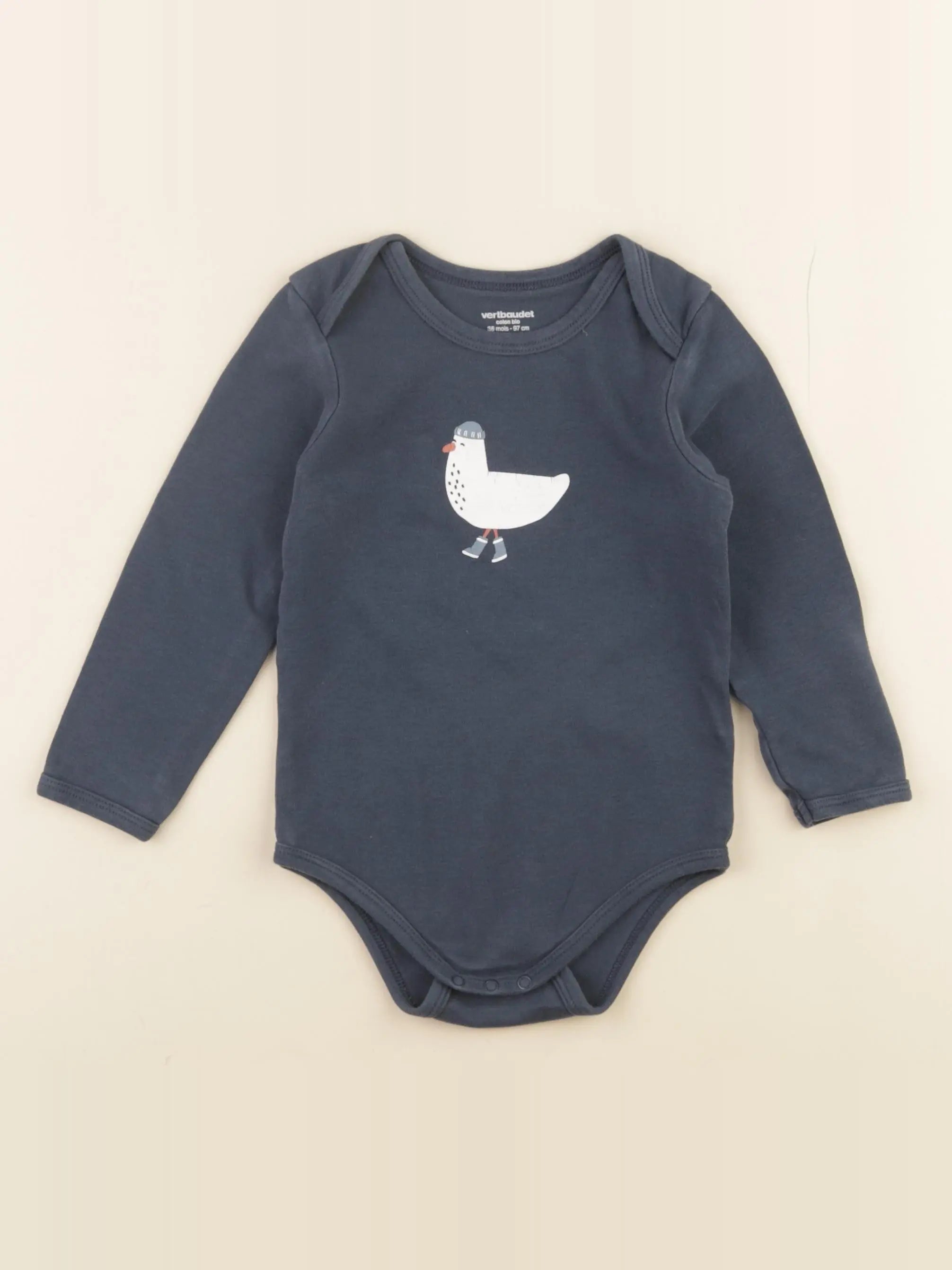 Vertbaudet - body bleu - 36 mois