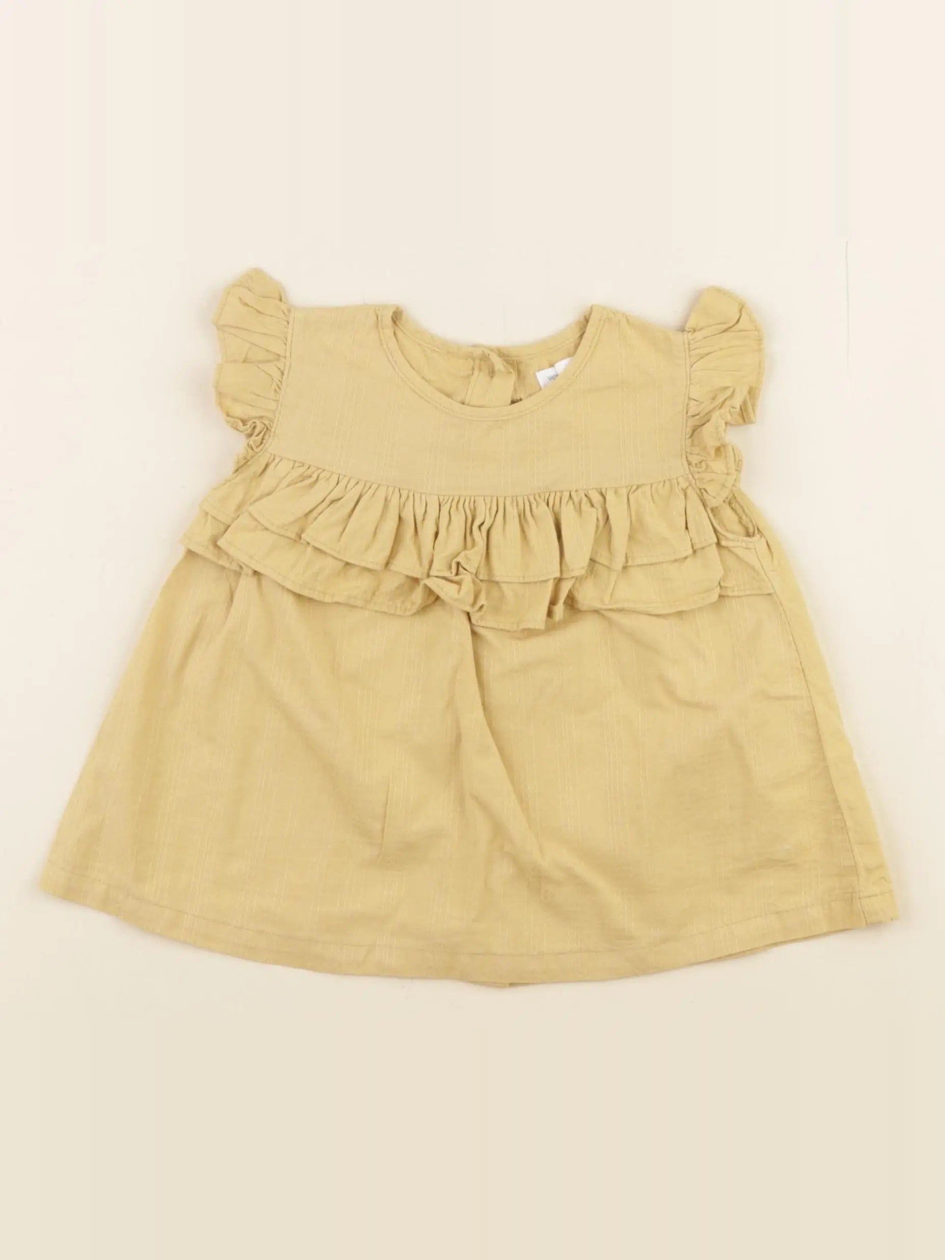 Vertbaudet - blouse jaune - 18 mois