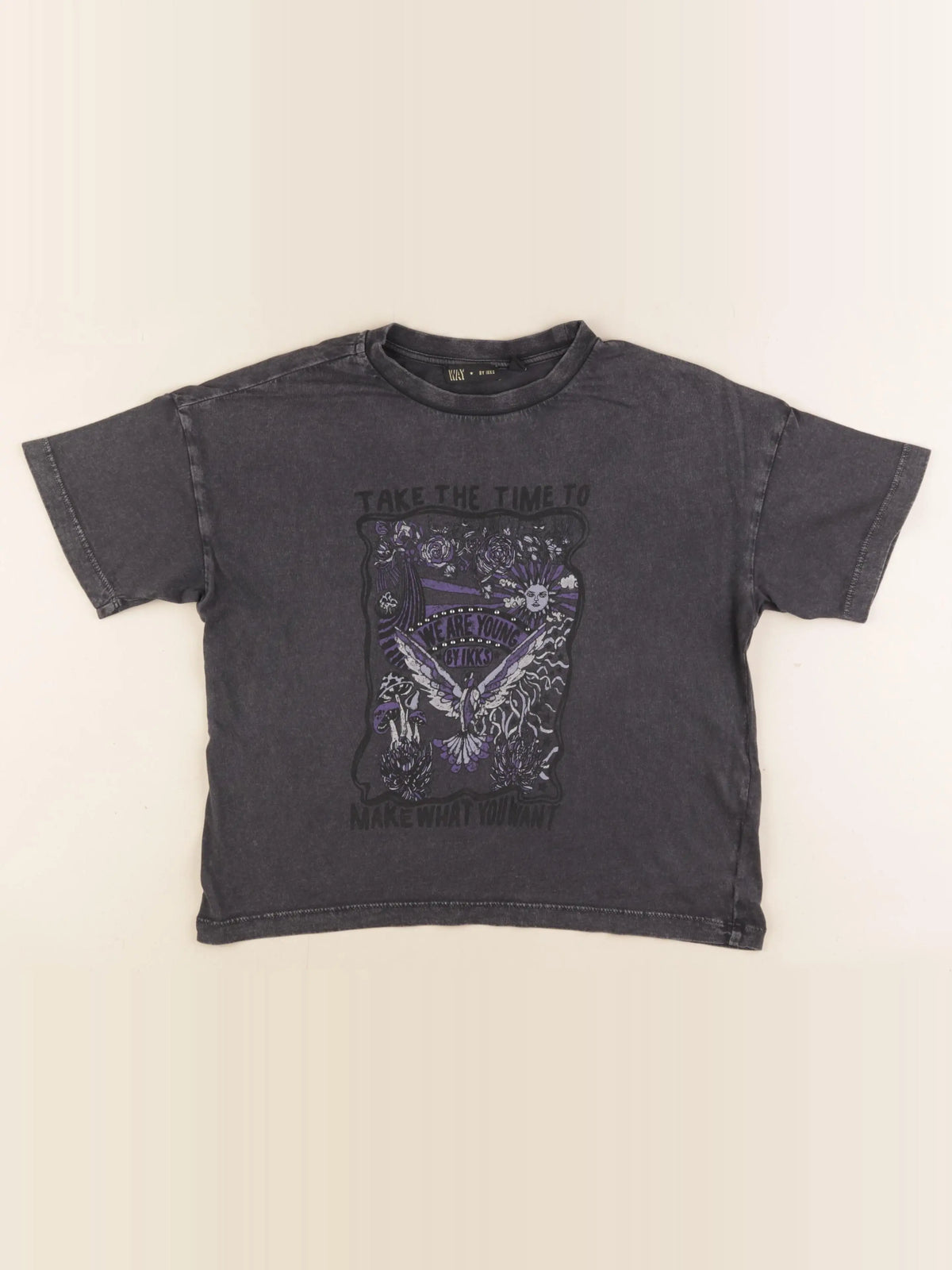 IKKS - tee-shirt noir - 10 ans