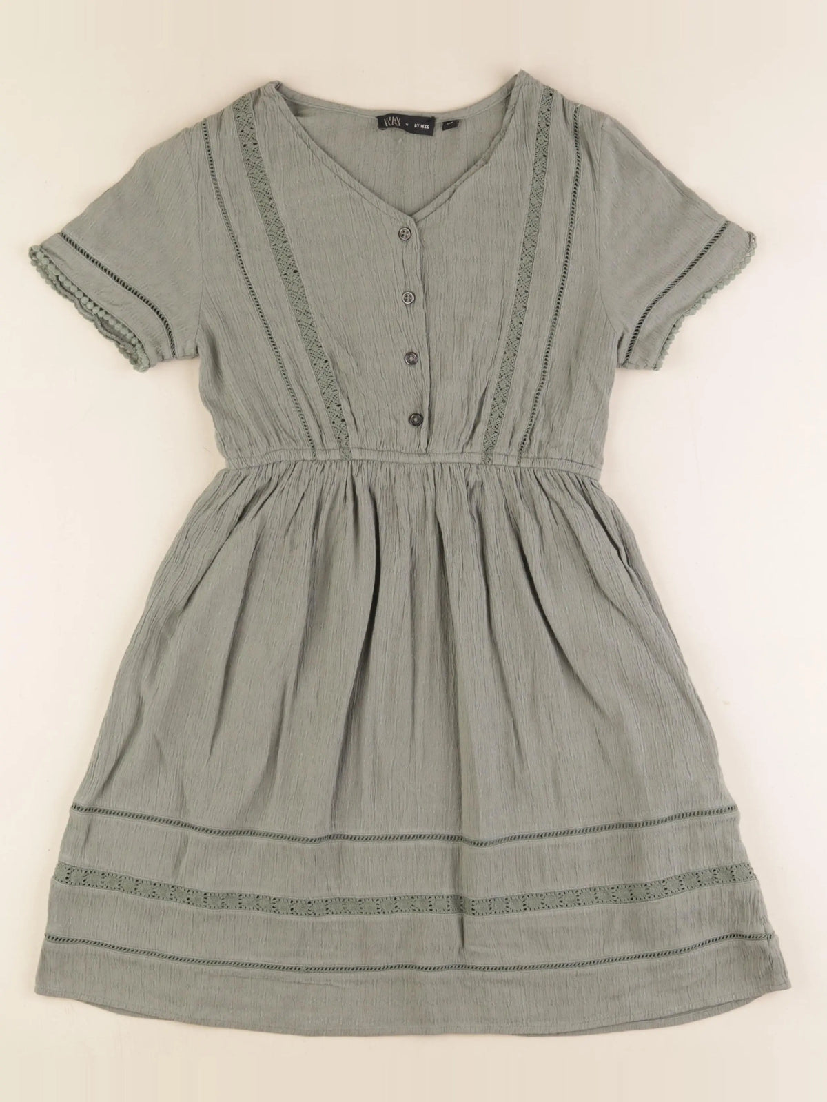 IKKS - robe vert - 10 ans