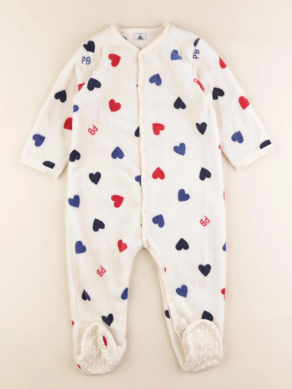 Petit Bateau - sur-pyjama beige - 24 mois