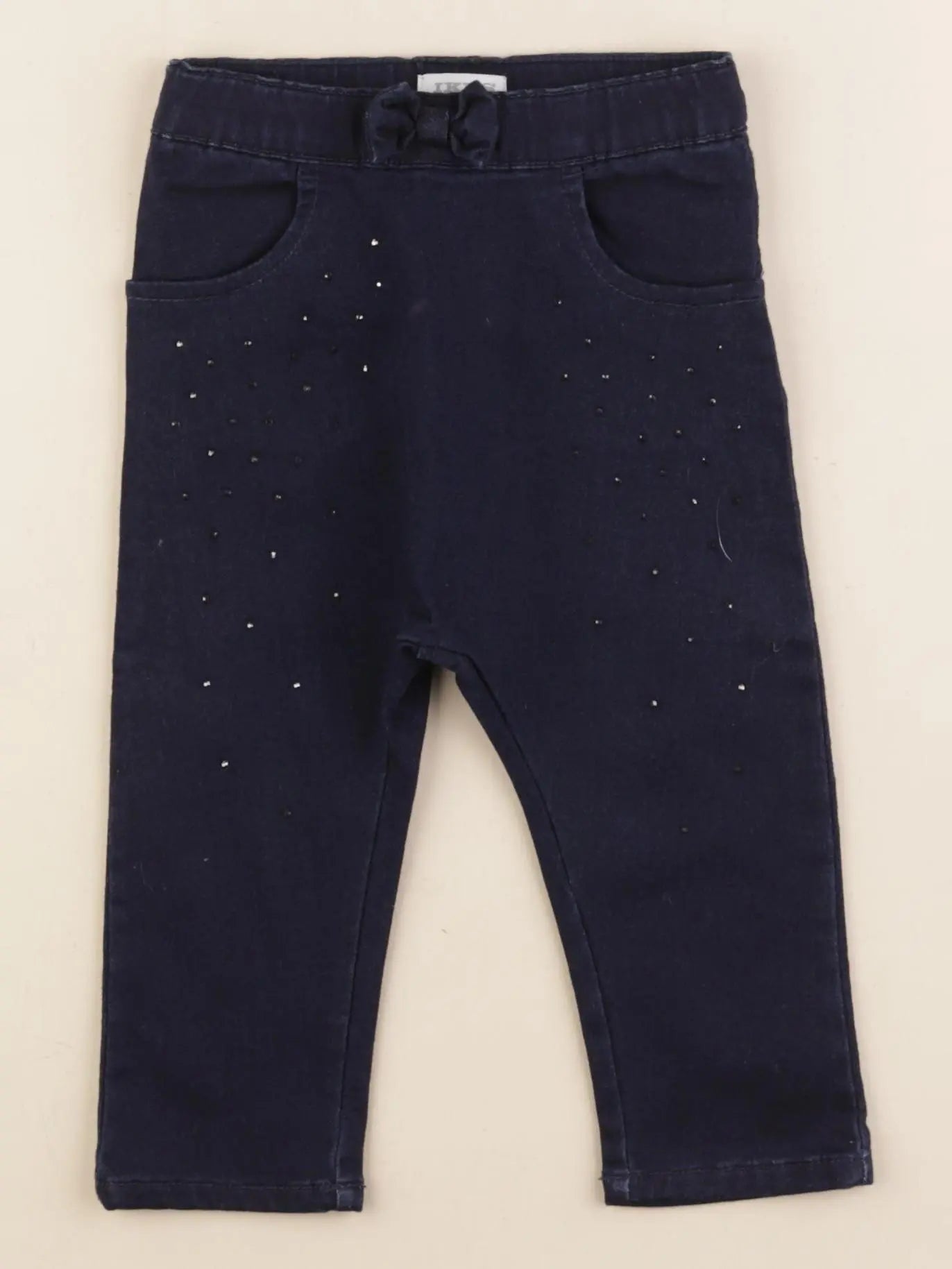 IKKS - pantalon bleu - 12 mois