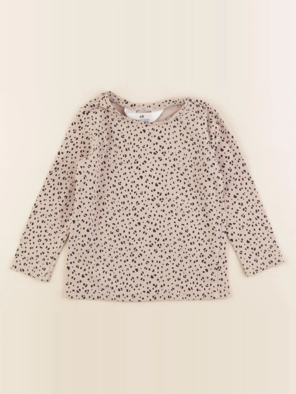 H&M - tee-shirt marron - 18/24 mois
