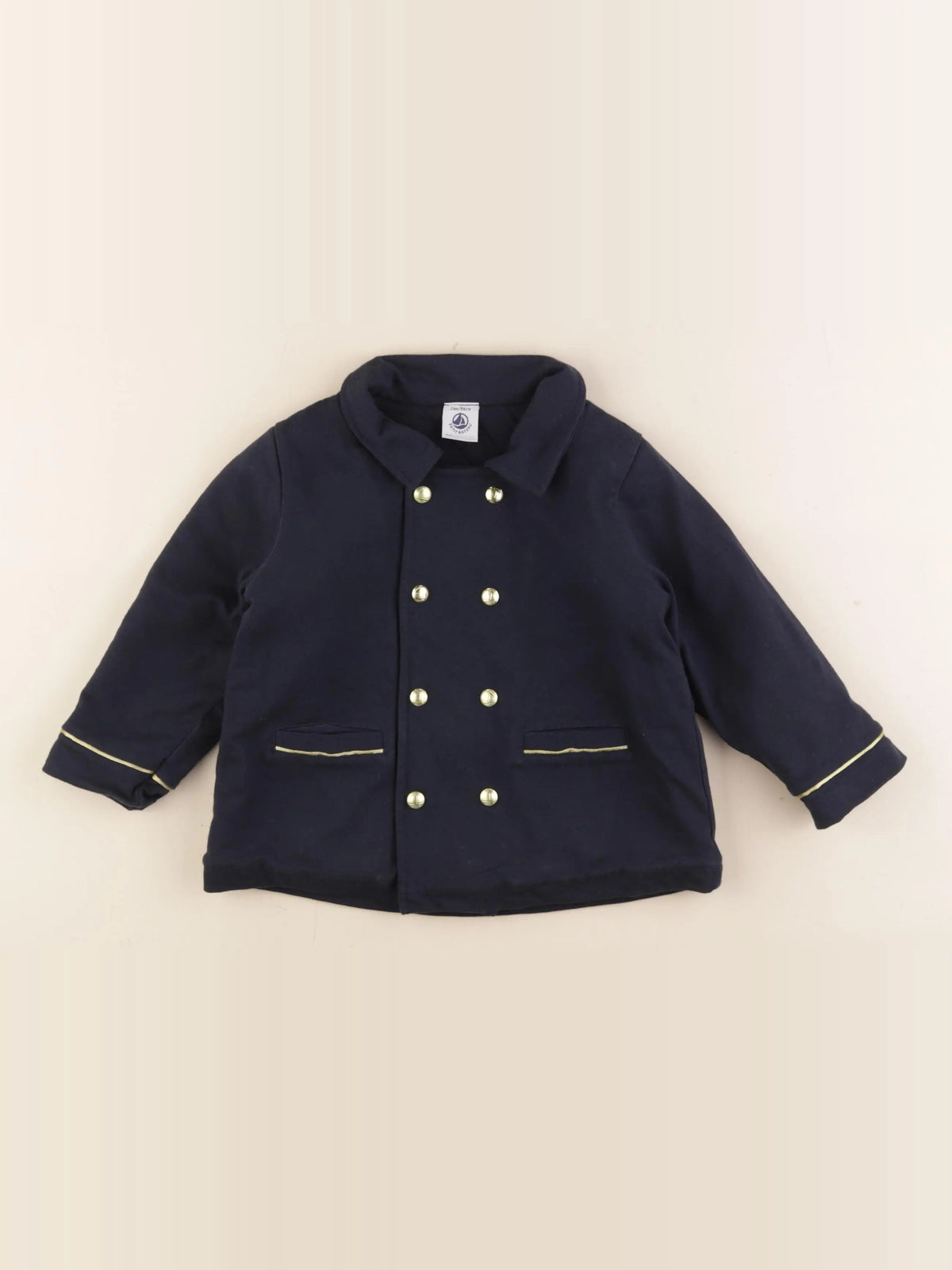 Petit Bateau - veste bleu - 24 mois