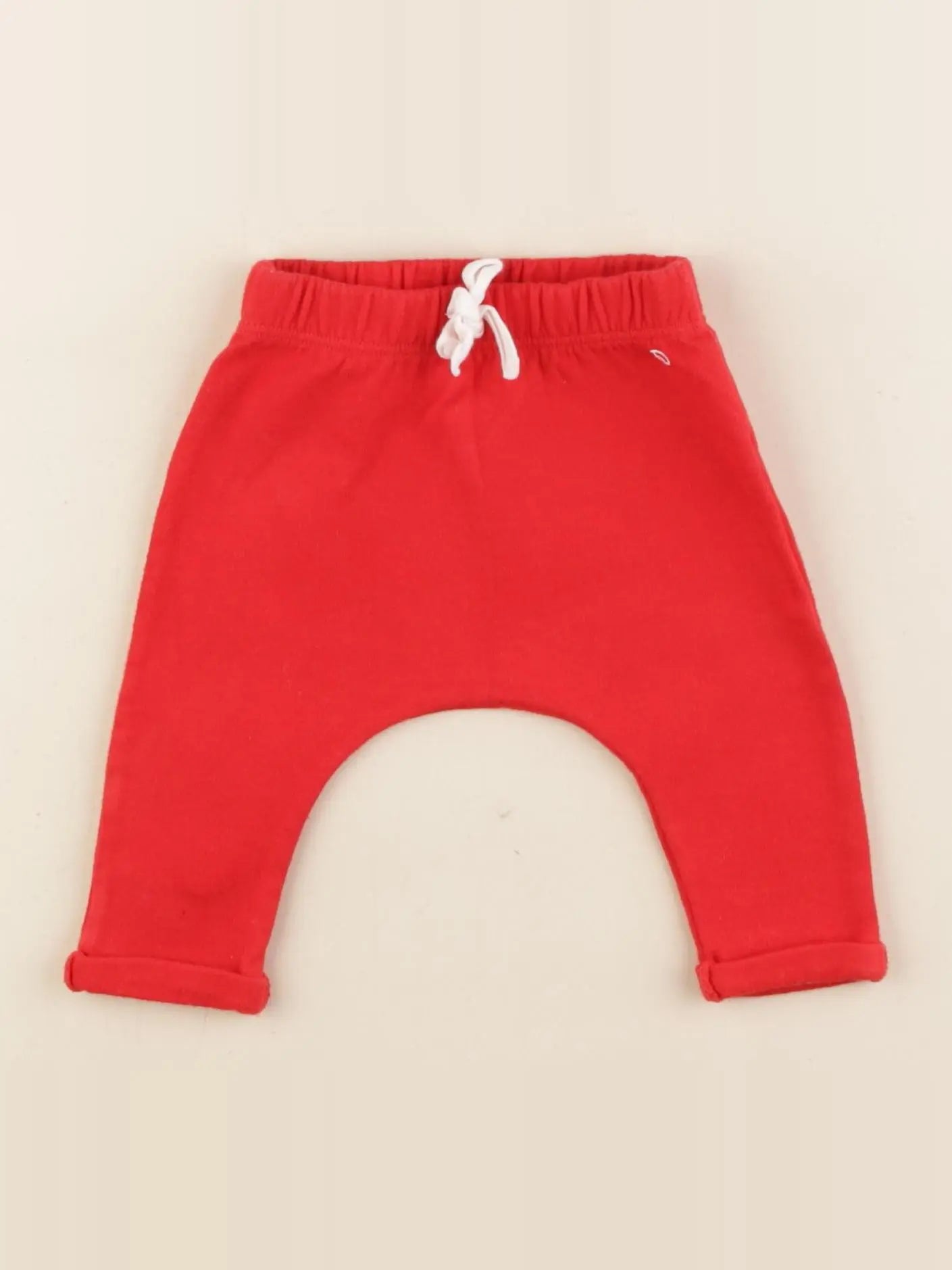 Petit Bateau - jogging rouge - 3 mois