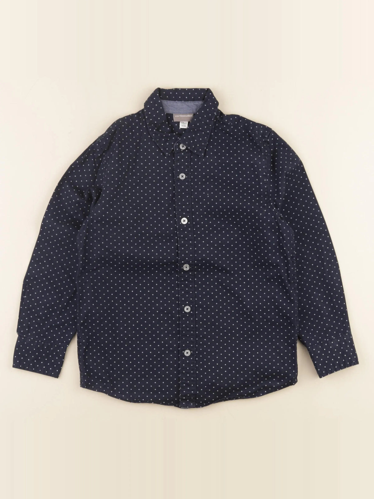Vertbaudet - chemise bleu - 8 ans