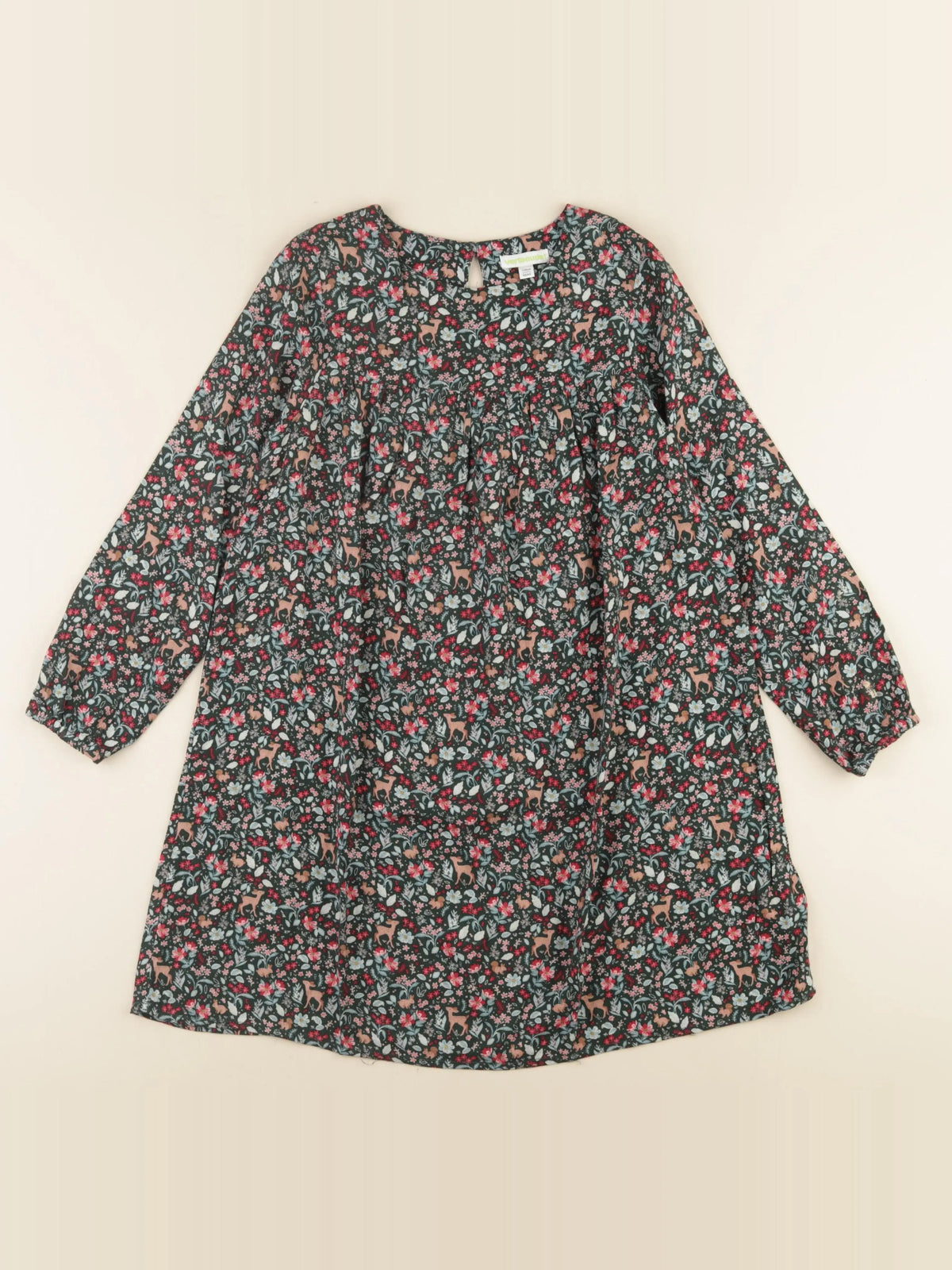 Vertbaudet - robe multicolore - 8 ans