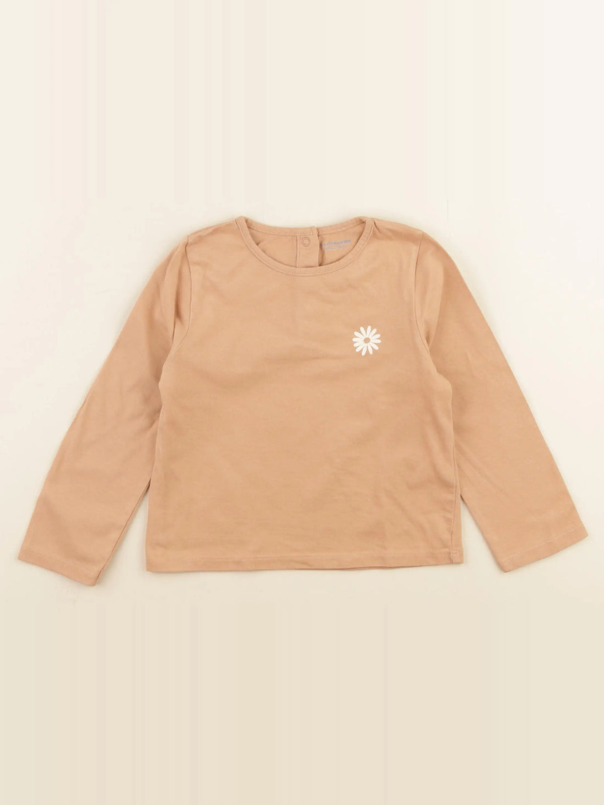 Vertbaudet - tee-shirt marron - 24 mois