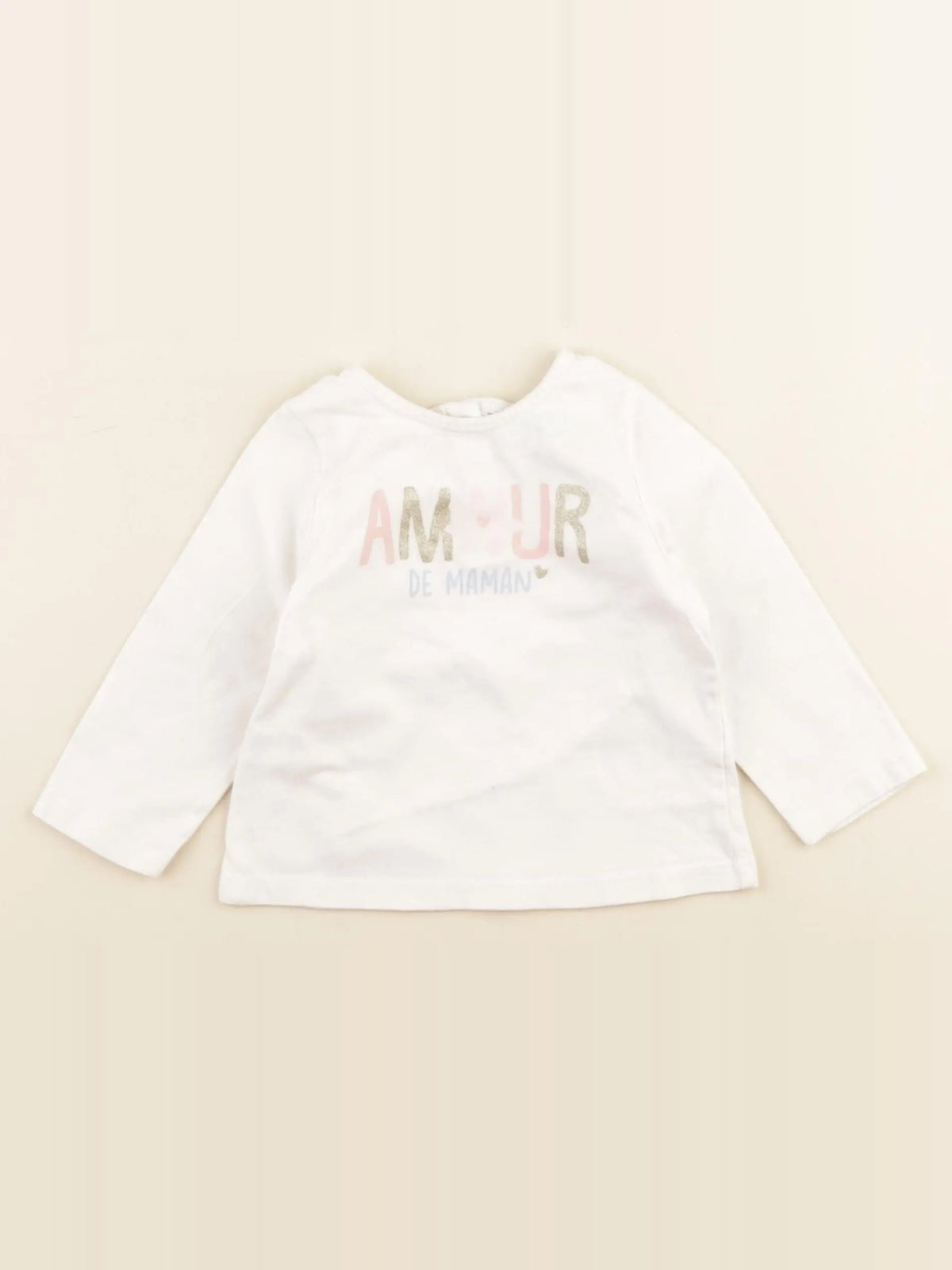Tape à l'oeil - tee-shirt blanc - 12 mois