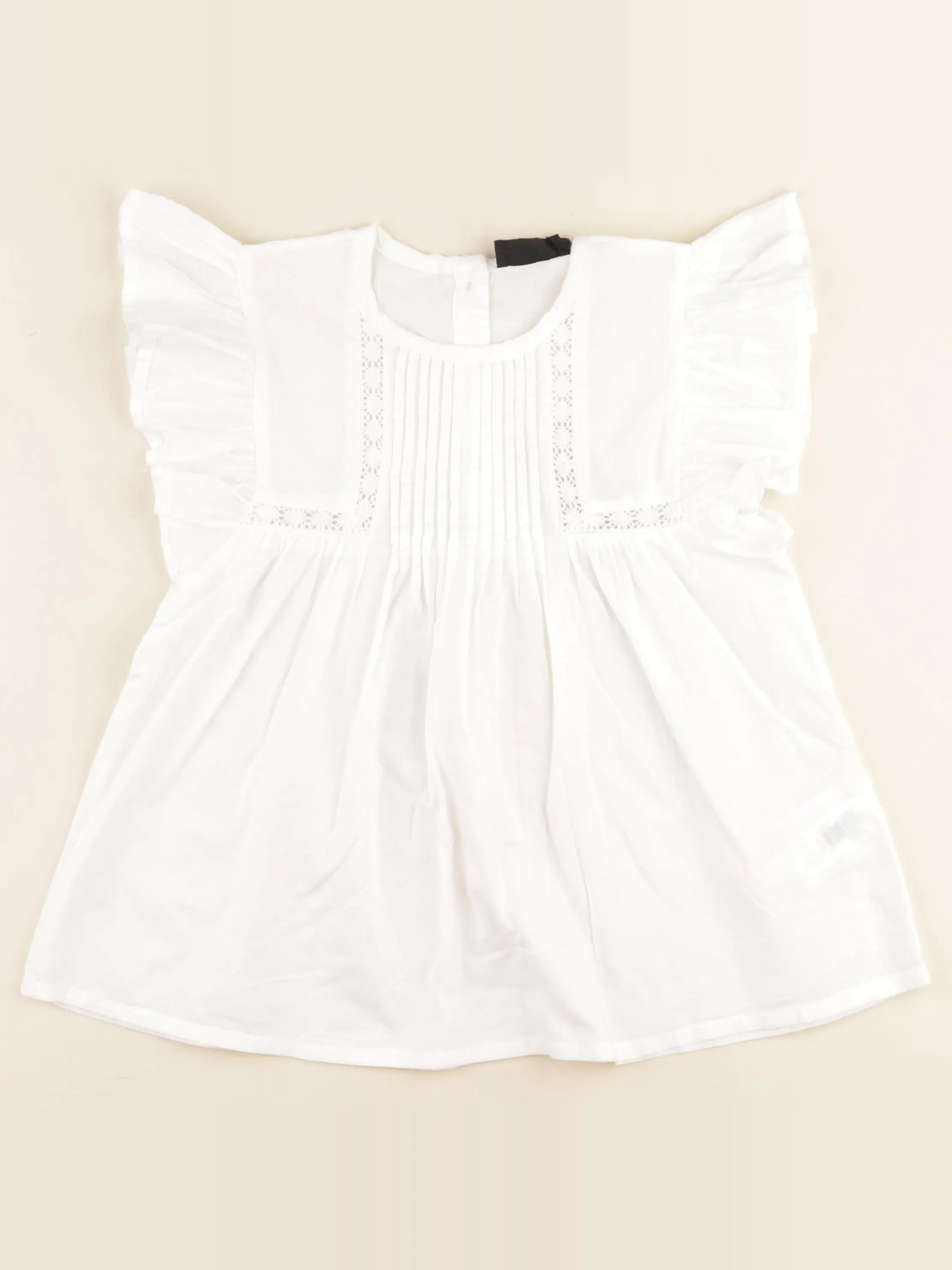 Monoprix - blouse blanc - 10 ans