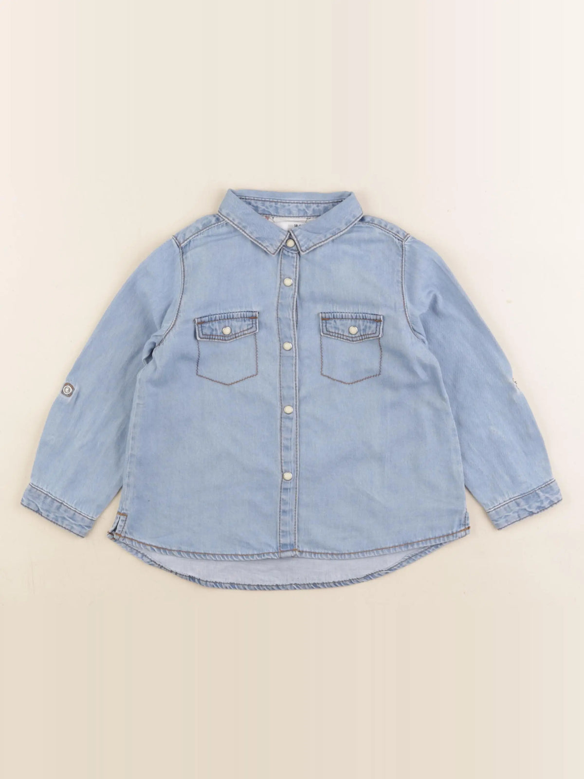 Zara - chemise bleu - 18/24 mois