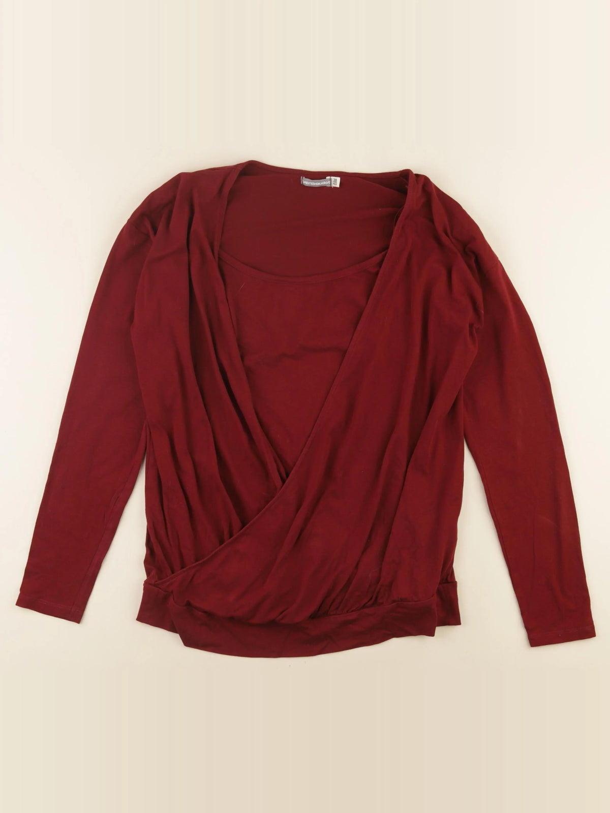 Vertbaudet - tee-shirt grossesse rouge - 38 à 40
