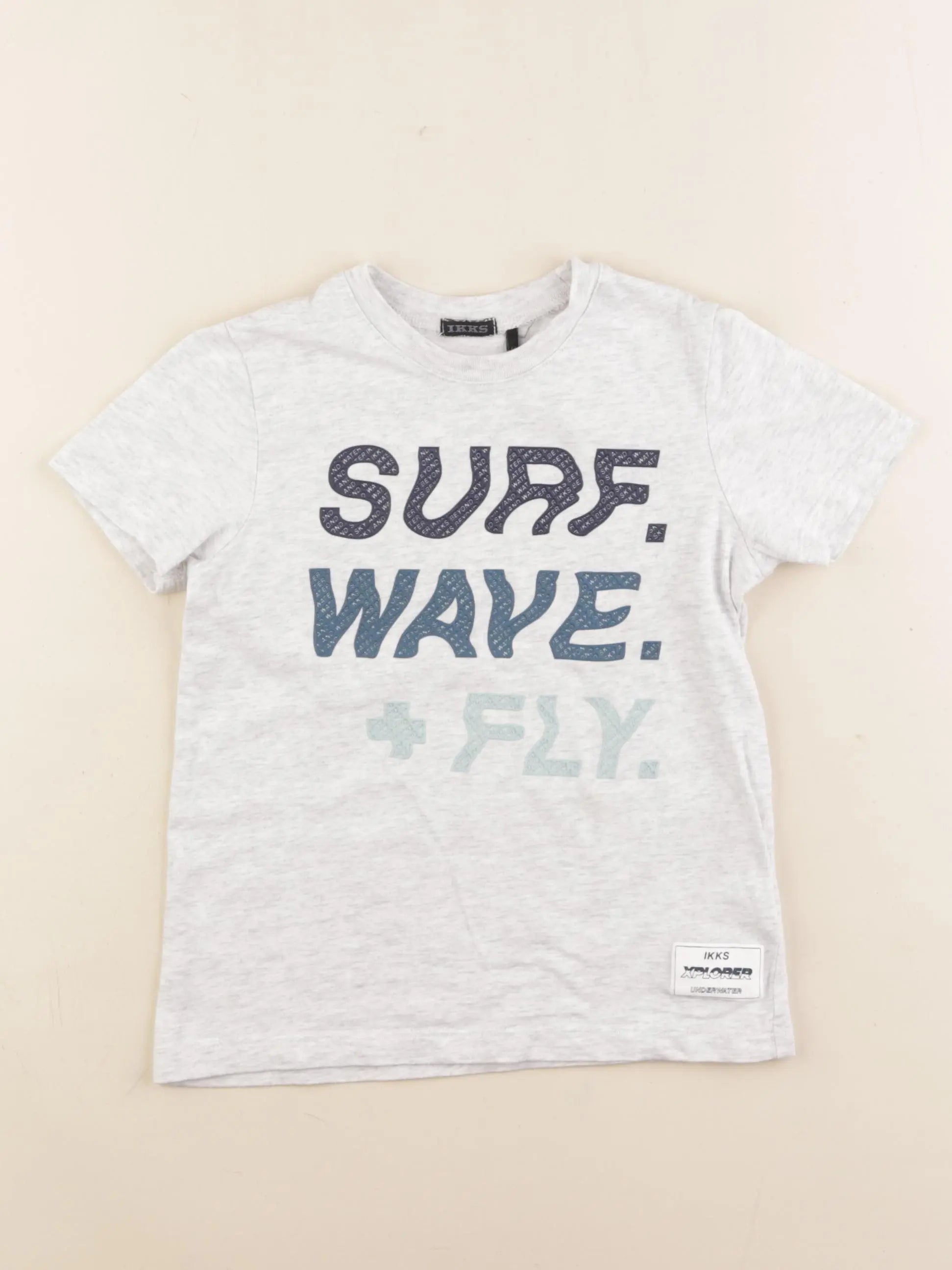 IKKS - tee-shirt gris - 4 ans