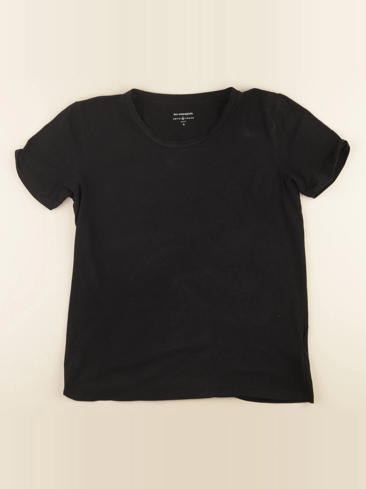 Envie de fraise - tee-shirt grossesse noir - s
