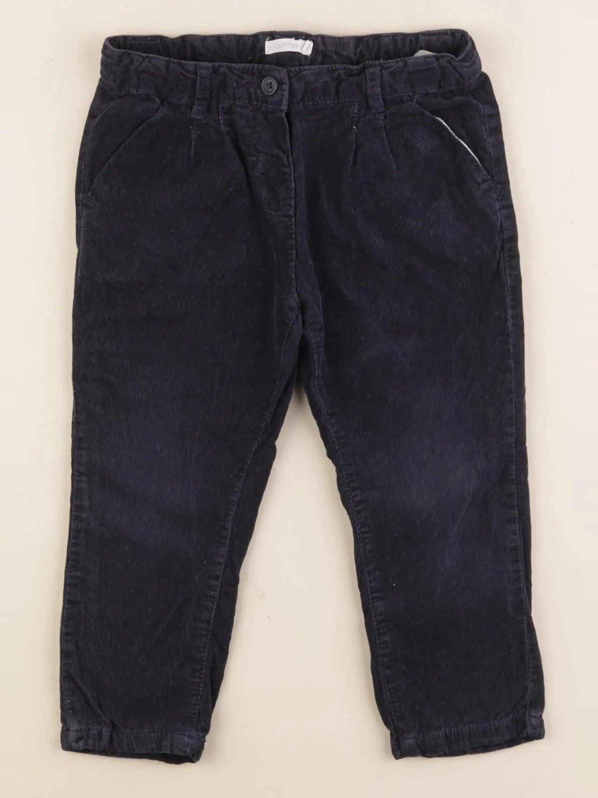 Boutchou - pantalon doublé bleu - 24 mois