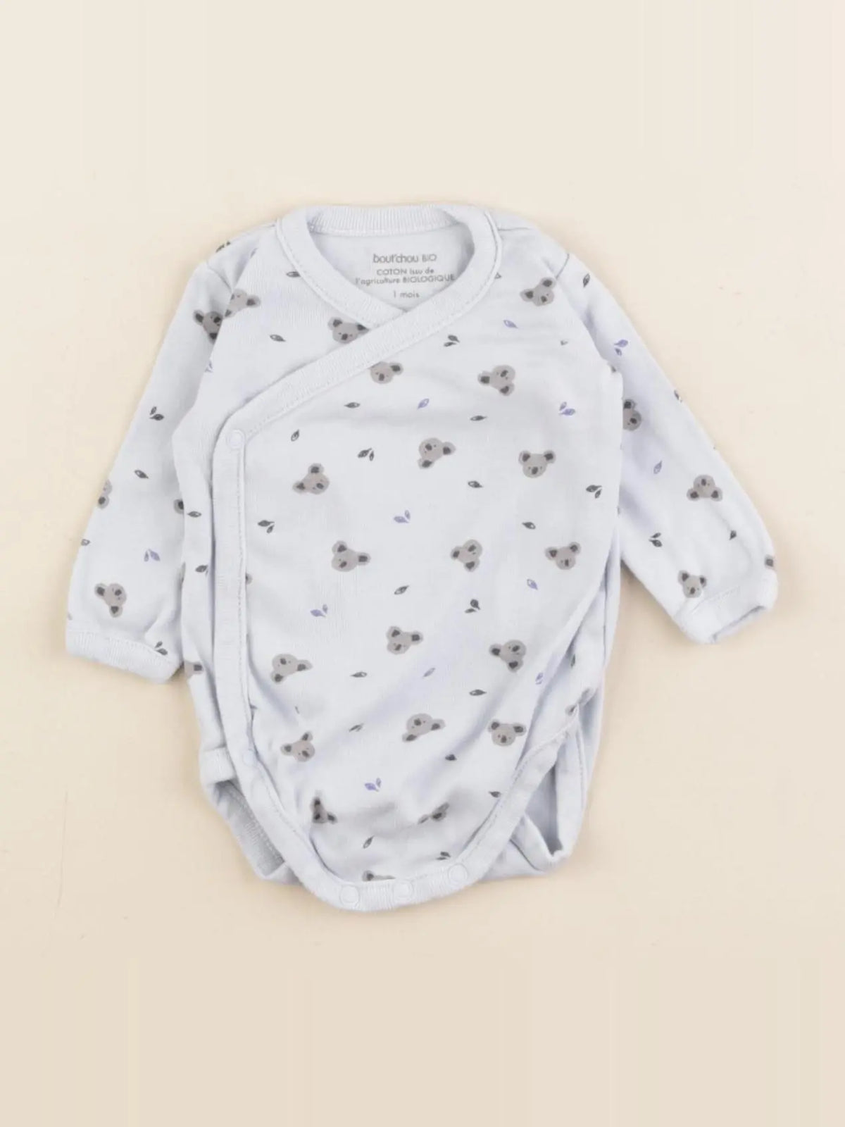 Boutchou - body bleu - 1 mois