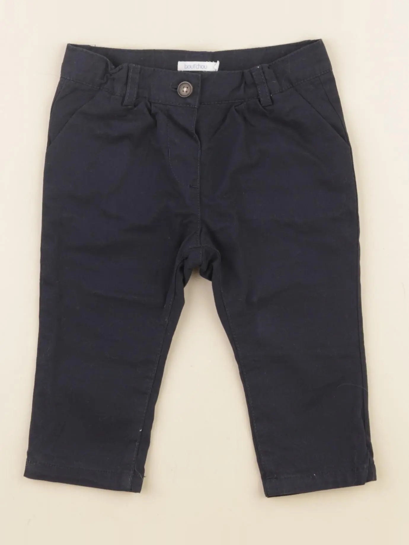 Boutchou - pantalon bleu - 6 mois