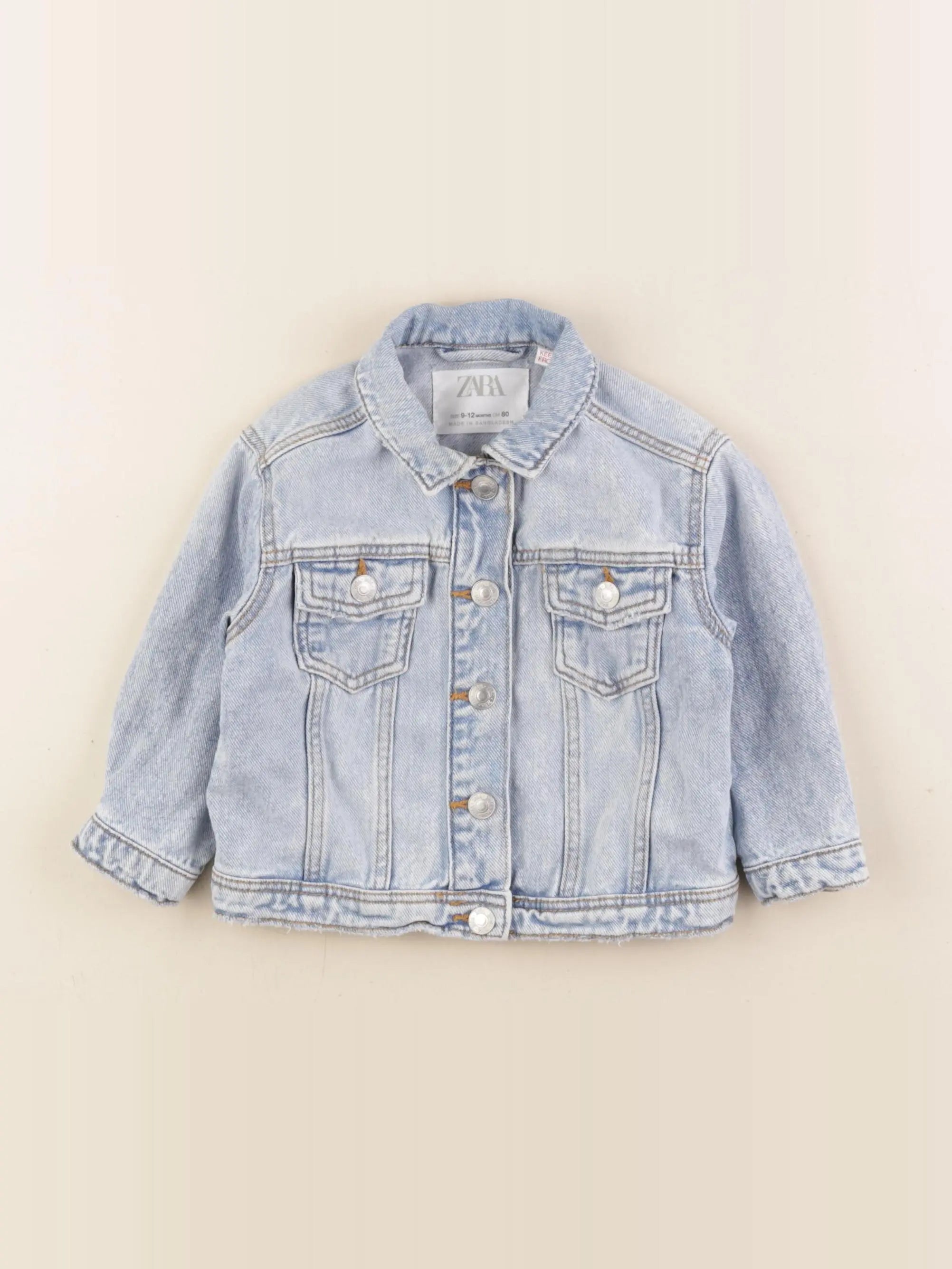 Zara - veste bleu - 9/12 mois