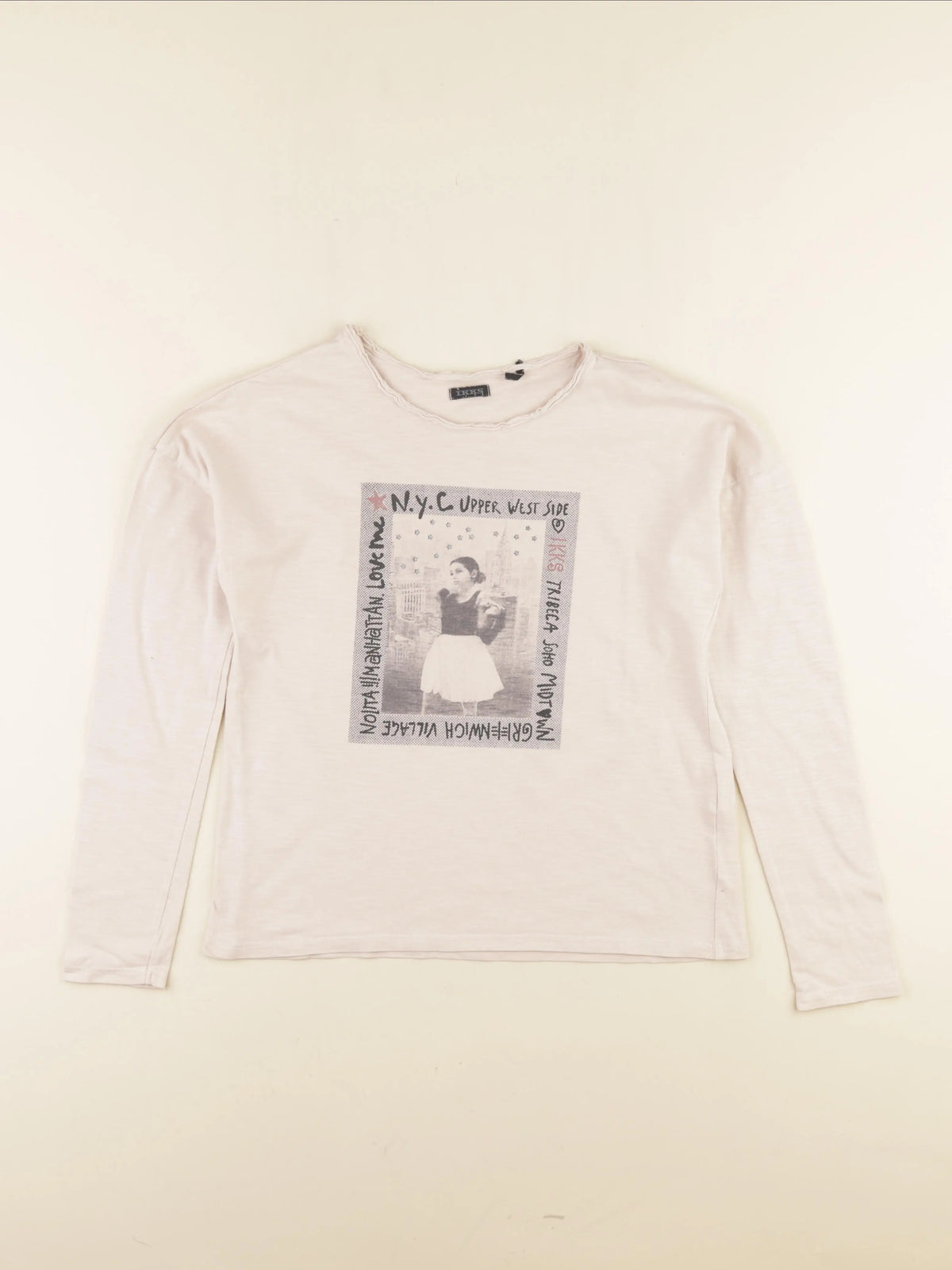 IKKS - tee-shirt beige - 12 ans