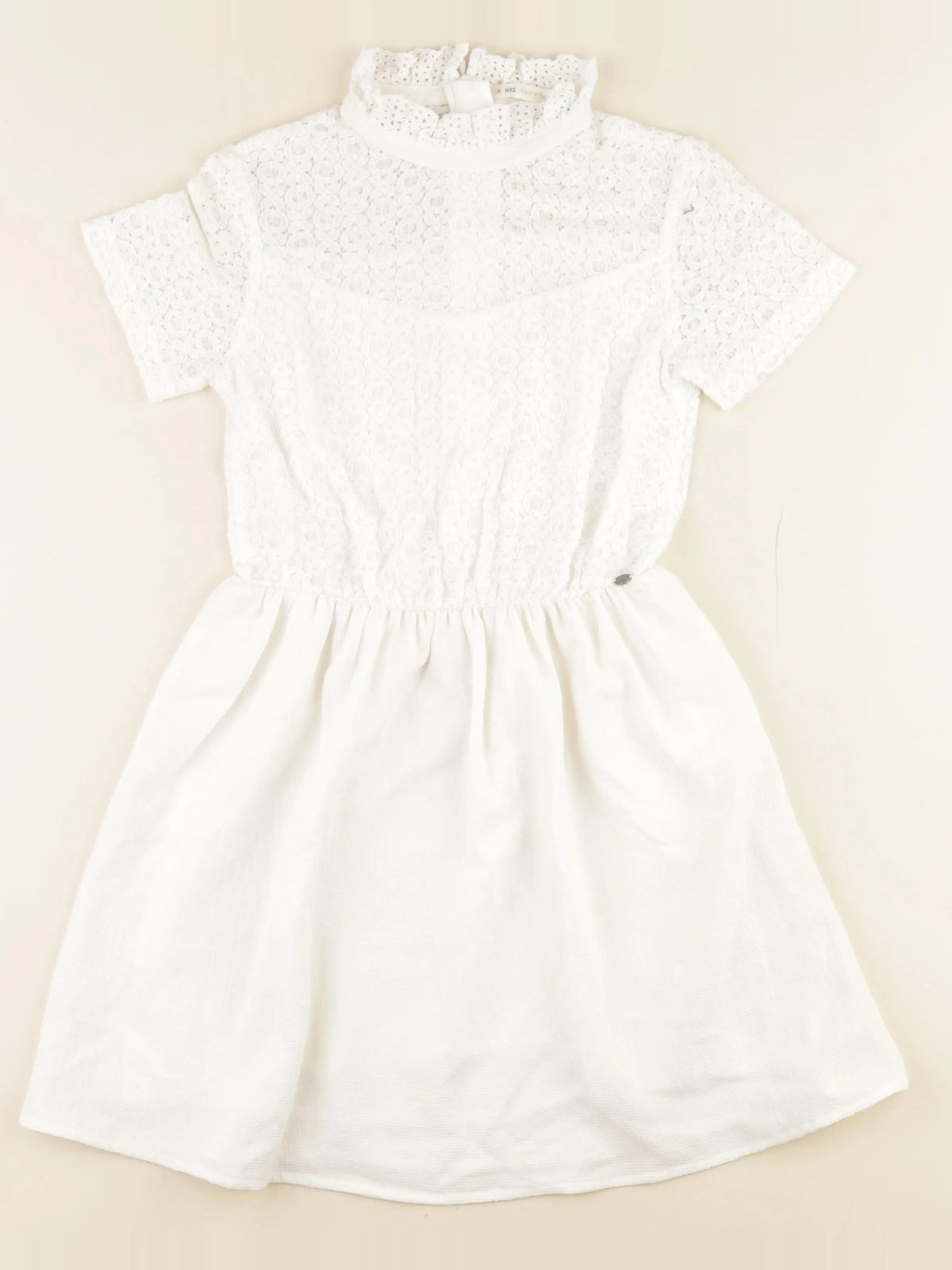 IKKS - robe blanc - 10 ans