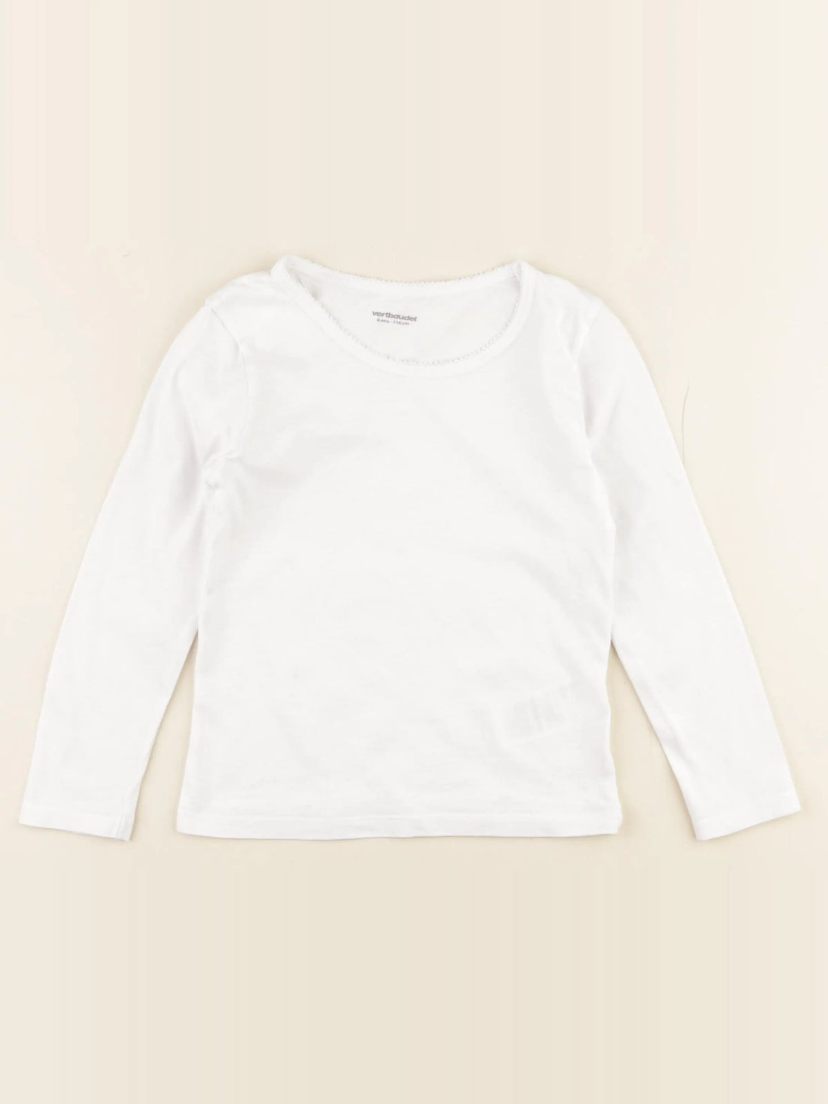 Vertbaudet - maillot de corps blanc - 8 ans