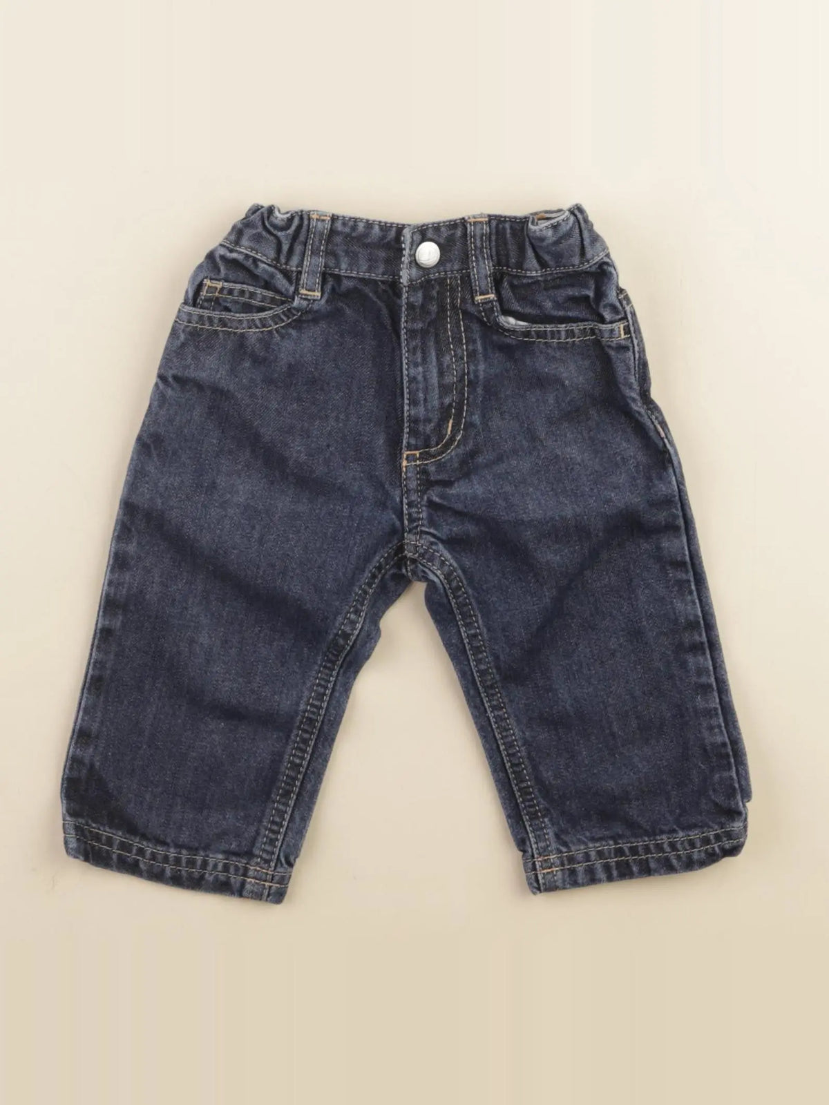 Petit Bateau - jean bleu - 6 mois