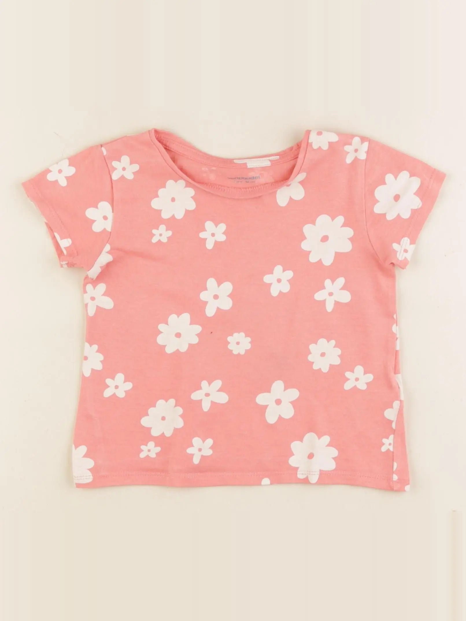 Vertbaudet - tee-shirt rose - 2 ans