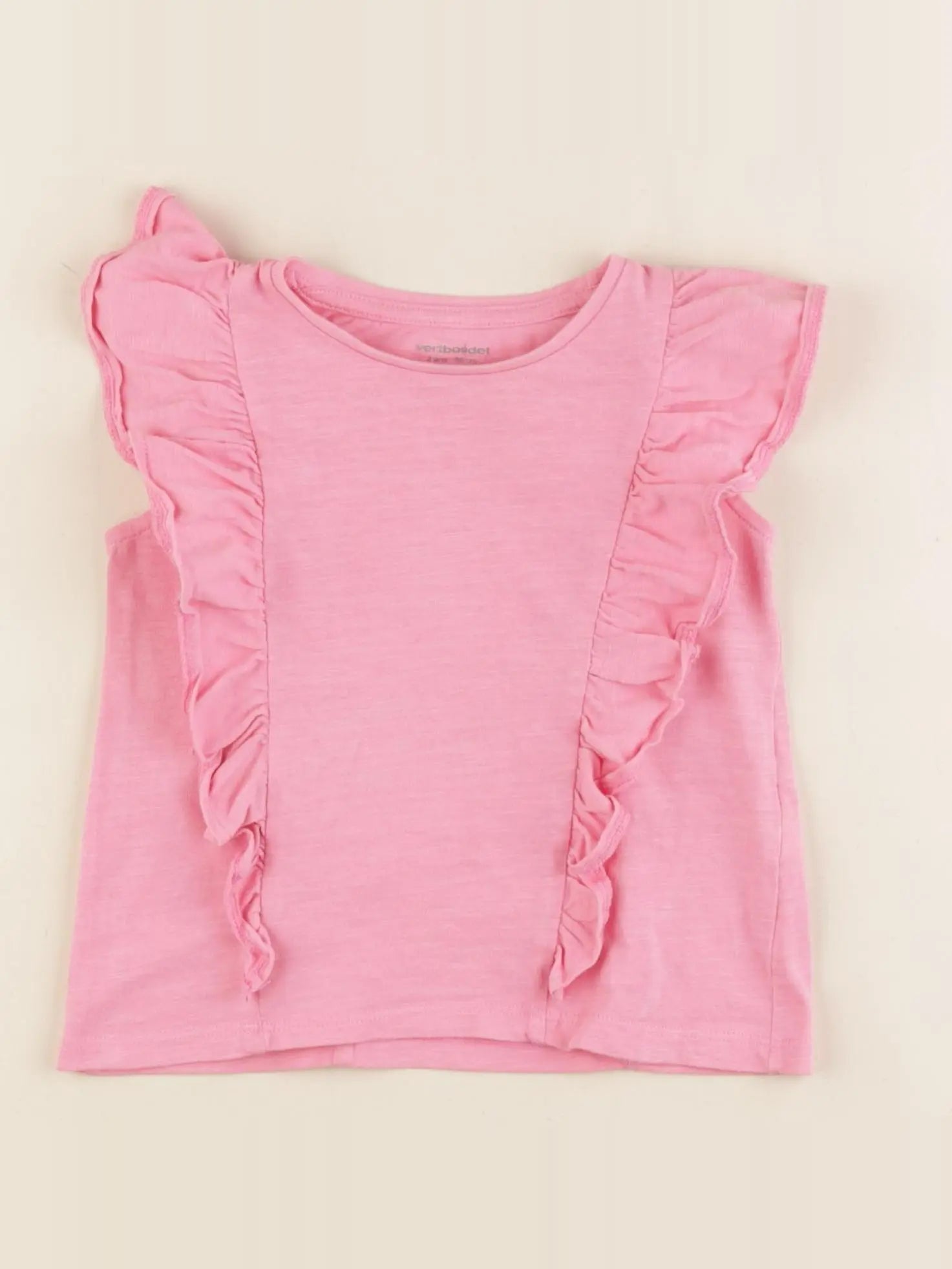 Vertbaudet - tee-shirt rose - 2 ans