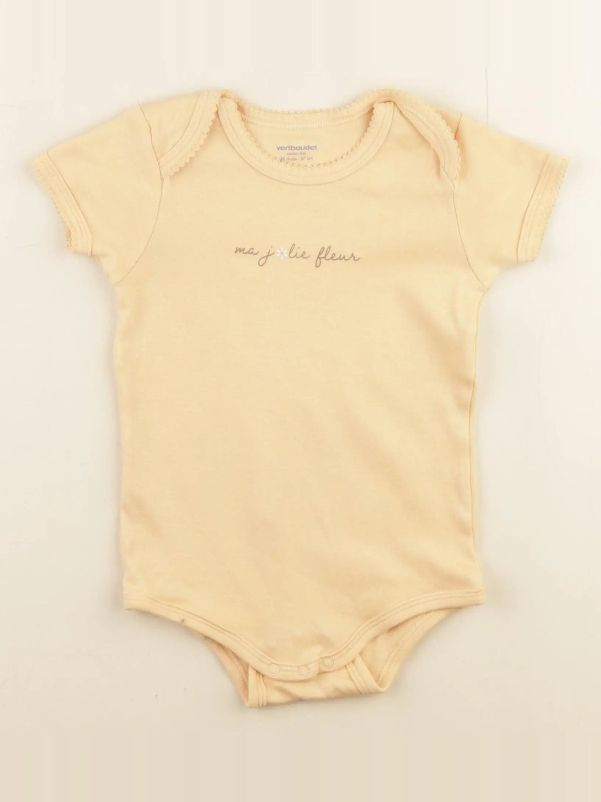 Vertbaudet - body orange - 36 mois